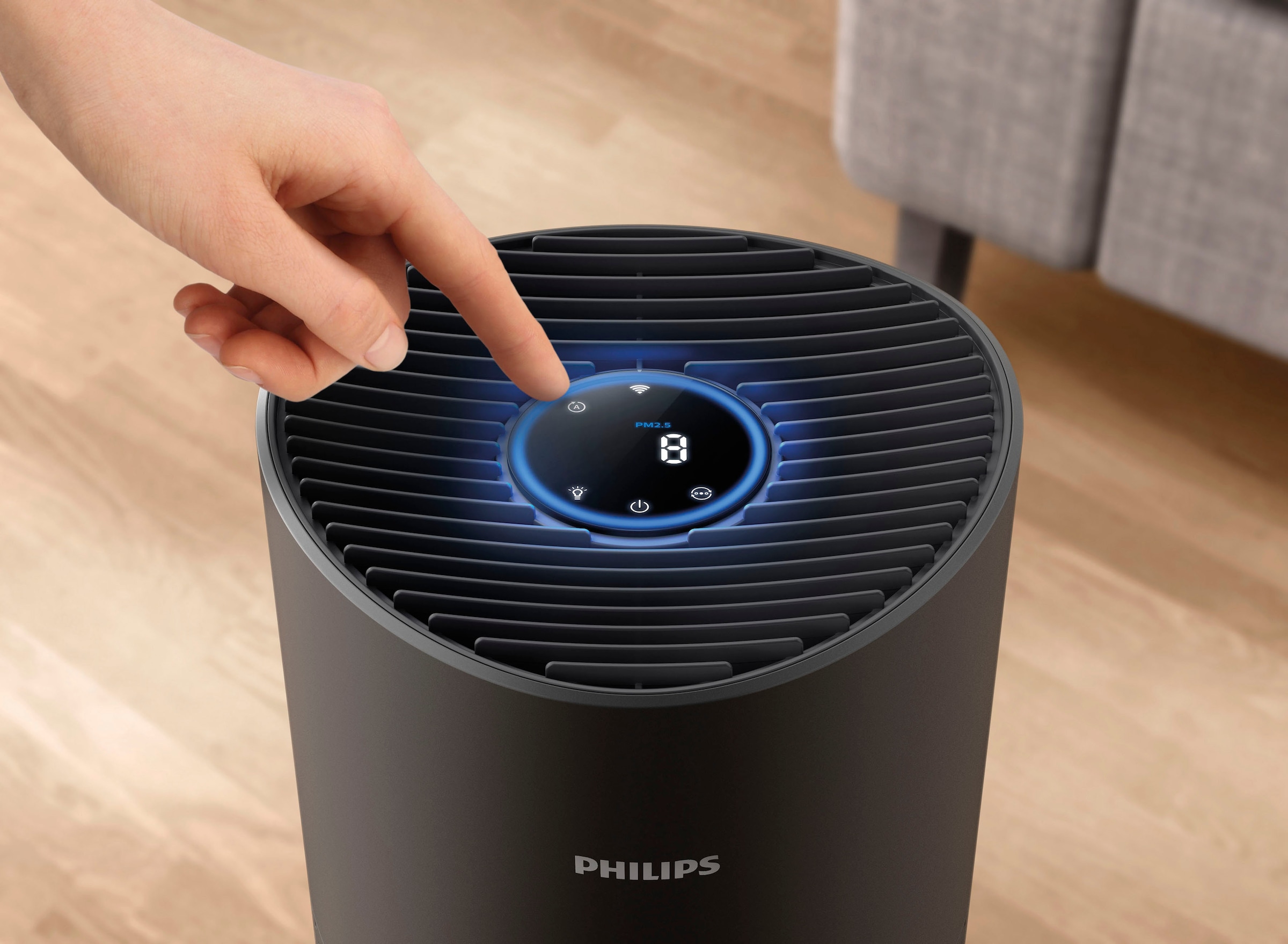 Philips Luftreiniger »AC1715/11 1000i Serie«, für 78 m² Räume, mit App-Anbindung und für Allergiker geeignet