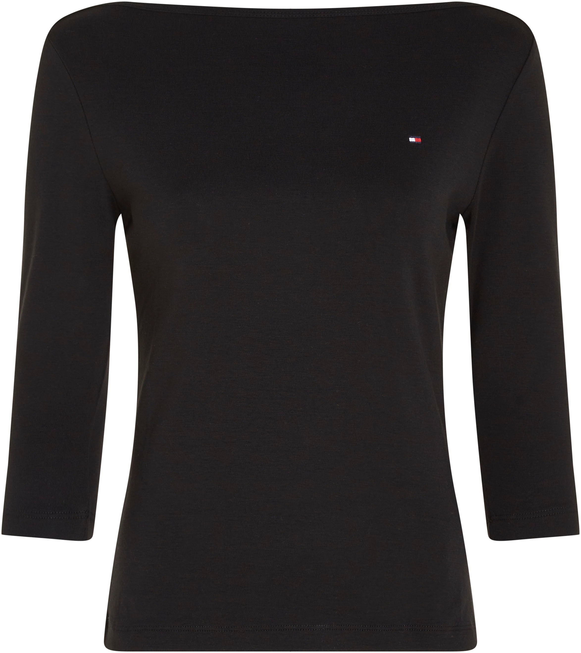 Tommy Hilfiger 3/4-Arm-Shirt »NEW CODY SLIM BOAT-NK 3/4SLV«, mit Logostickerei