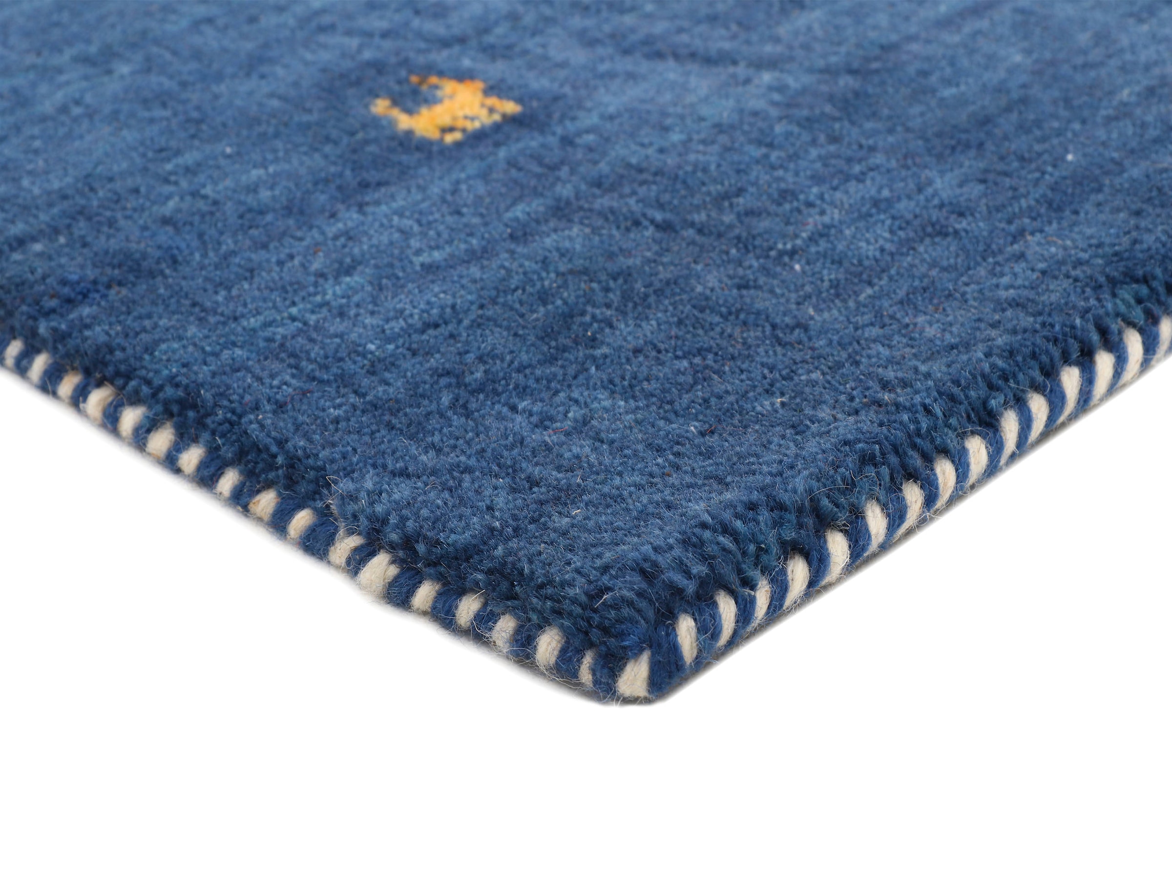 carpetfine Wollteppich »Gabbeh Uni, auch als Läufer erhältlich«, rechteckig, 15 mm Höhe, reine Wolle, handgewebt, Gabbeh Loom Tiermotiv, grosse Farbauswahl