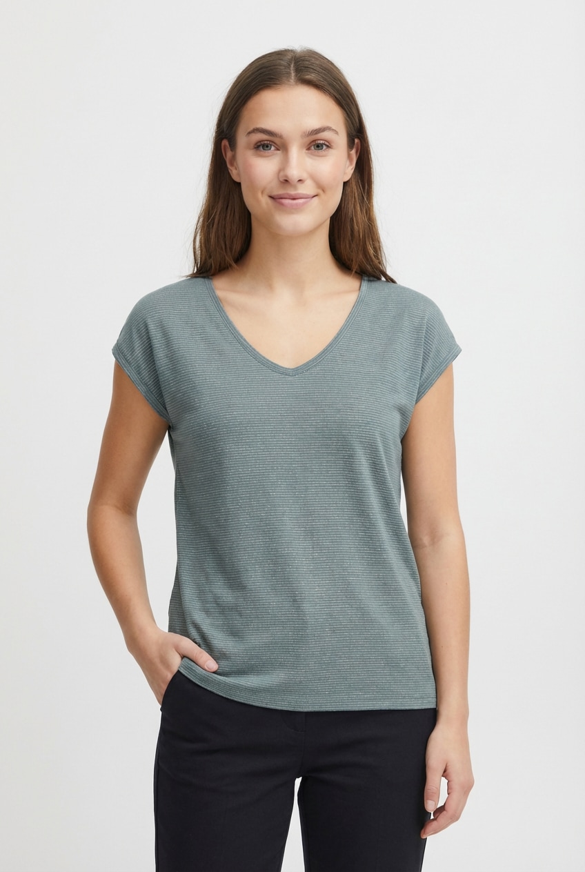 pieces T-shirt à manches courtes »PC BILLO« Viskosemischung, loose fit