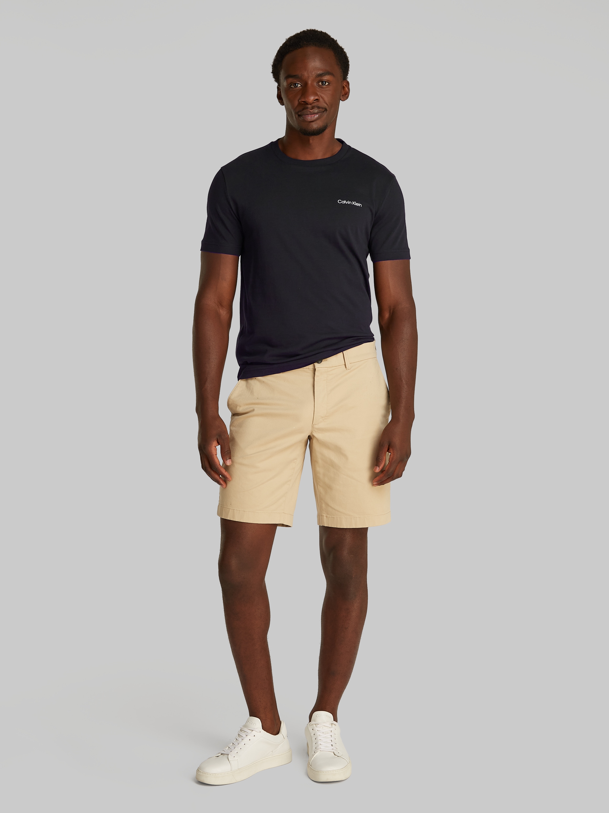 Calvin Klein T-Shirt »CP-LINEAR BOX LOGO T-SHIRT«, in Unifarbe