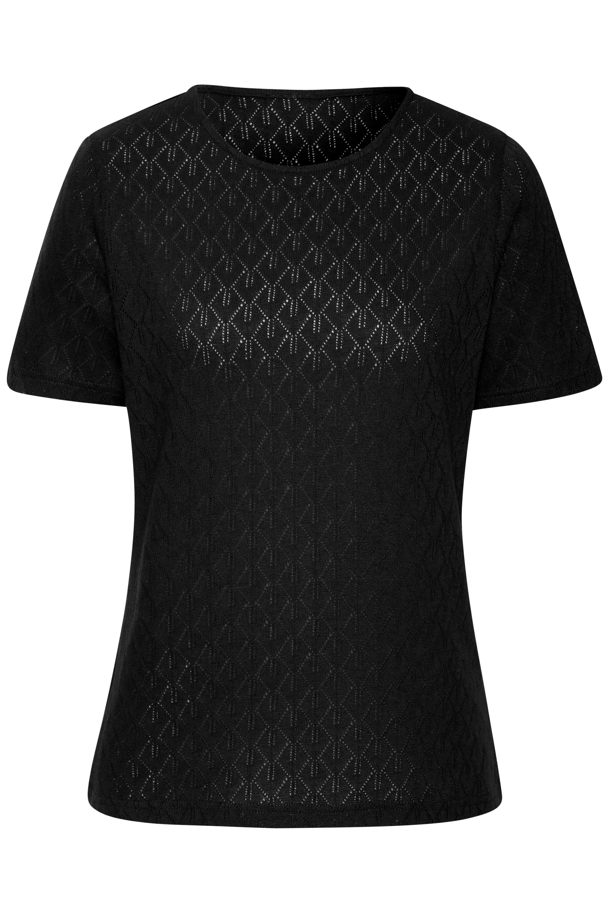 Vivance Kurzarmshirt »mit modischem Ajour-Muster«, (2er-Pack), aus weicher Baumwoll-Qualität