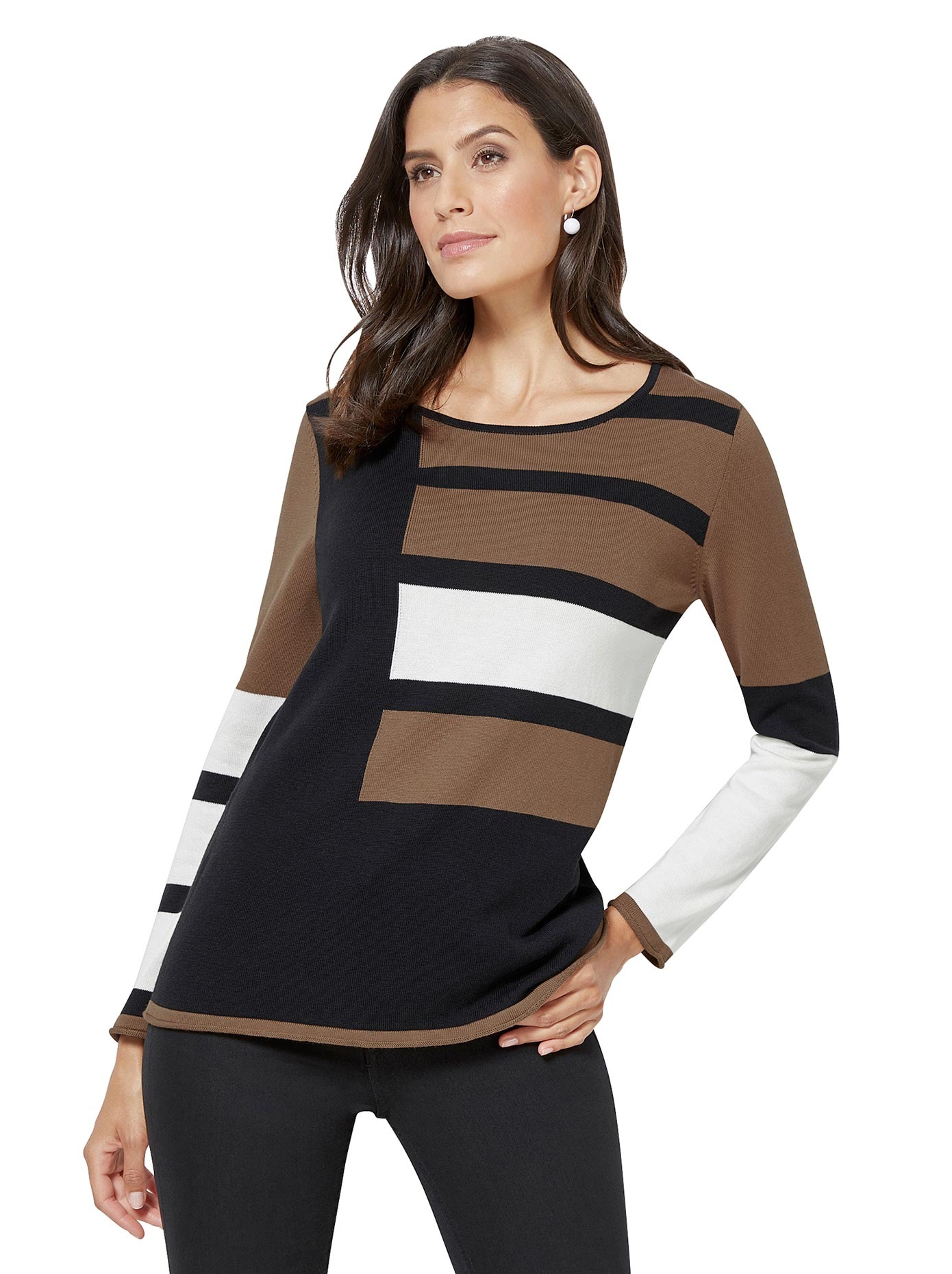 Image of Inspirationen Streifenpullover »Pullover« bei Ackermann Versand Schweiz