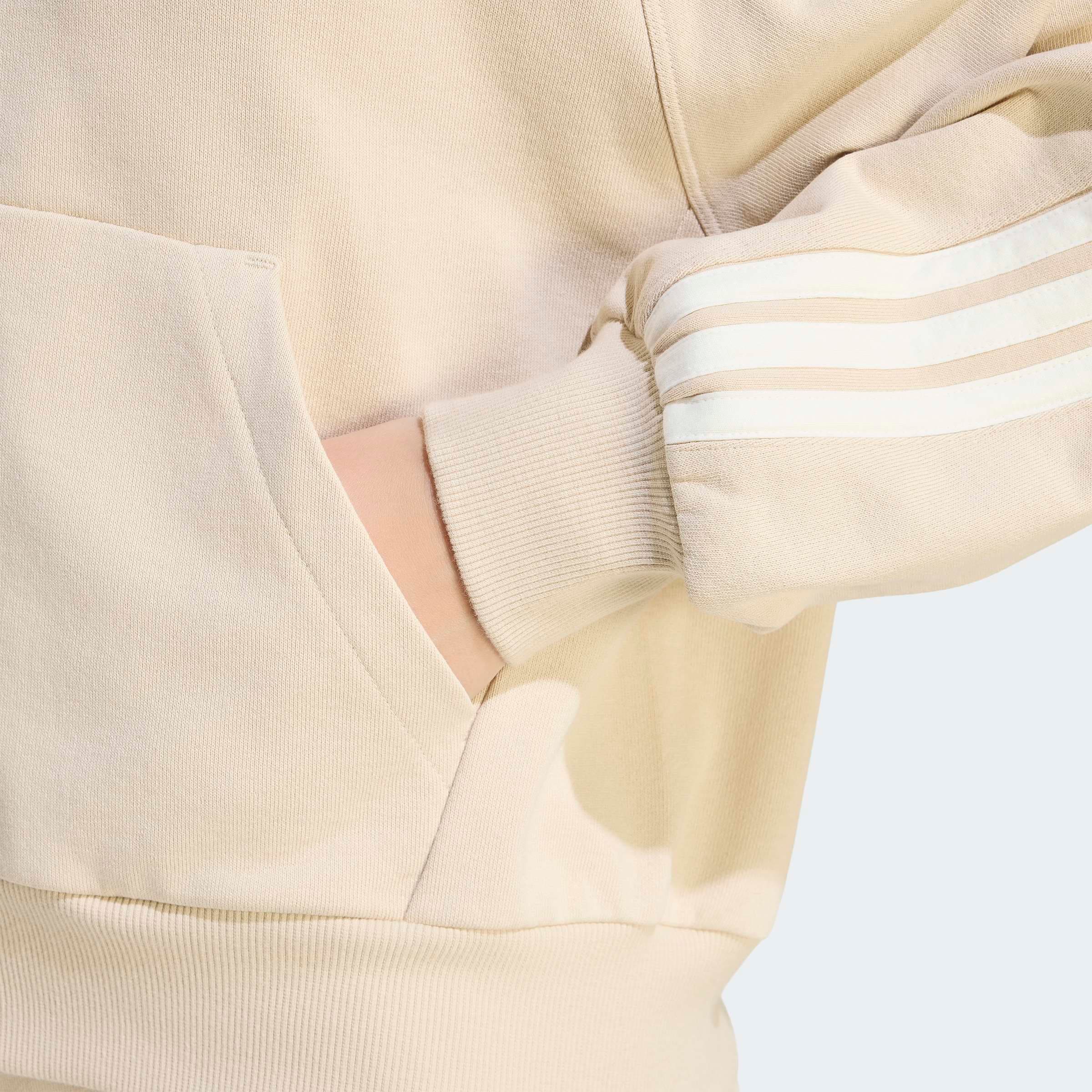 adidas Sportswear Sweat à capuche »ADIDAS KIT 3-STREIFEN MIT DURCHGEHENDEM REISSVERSCHLUSS«, pour adultes, avec capuche, longueur normale
