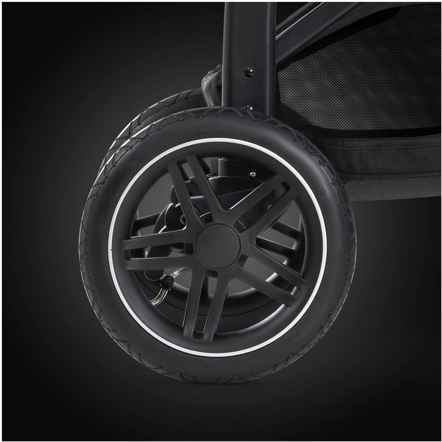 Hauck Poussette pour enfants »Rapid 4D Air, black« mit verlängerbarem 3-Zonen Verdeck