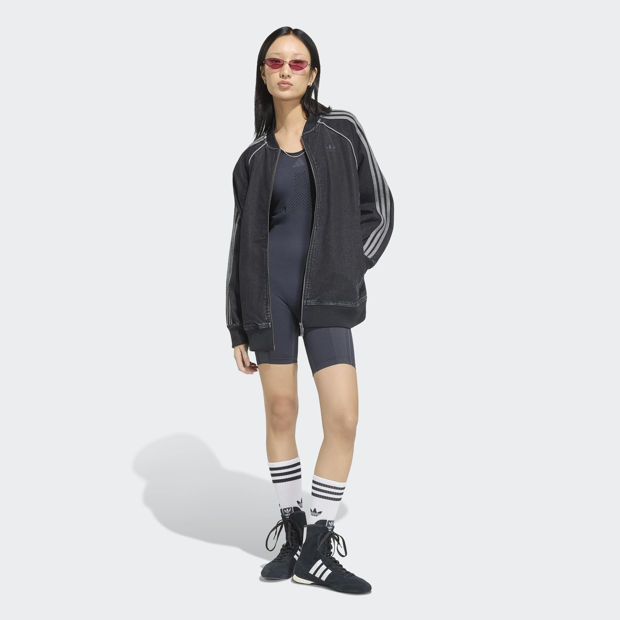 adidas Originals Outdoorjacke »SST OS TT D« für Erwachsene, mit Reissverschluss, aus Baumwolle