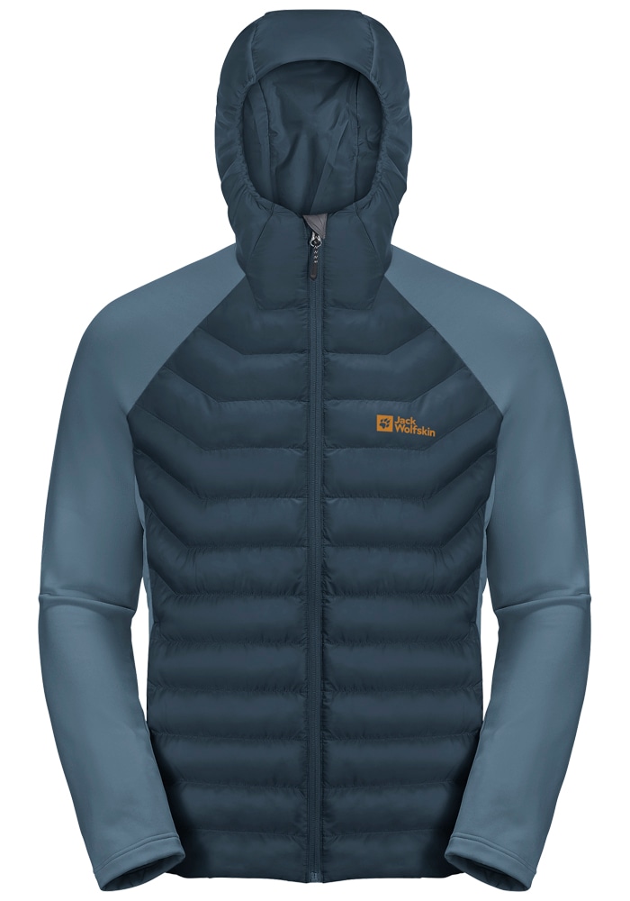 Jack Wolfskin Hybridjacke »ROUTEBURN PRO HYBRID M«, mit Kapuze