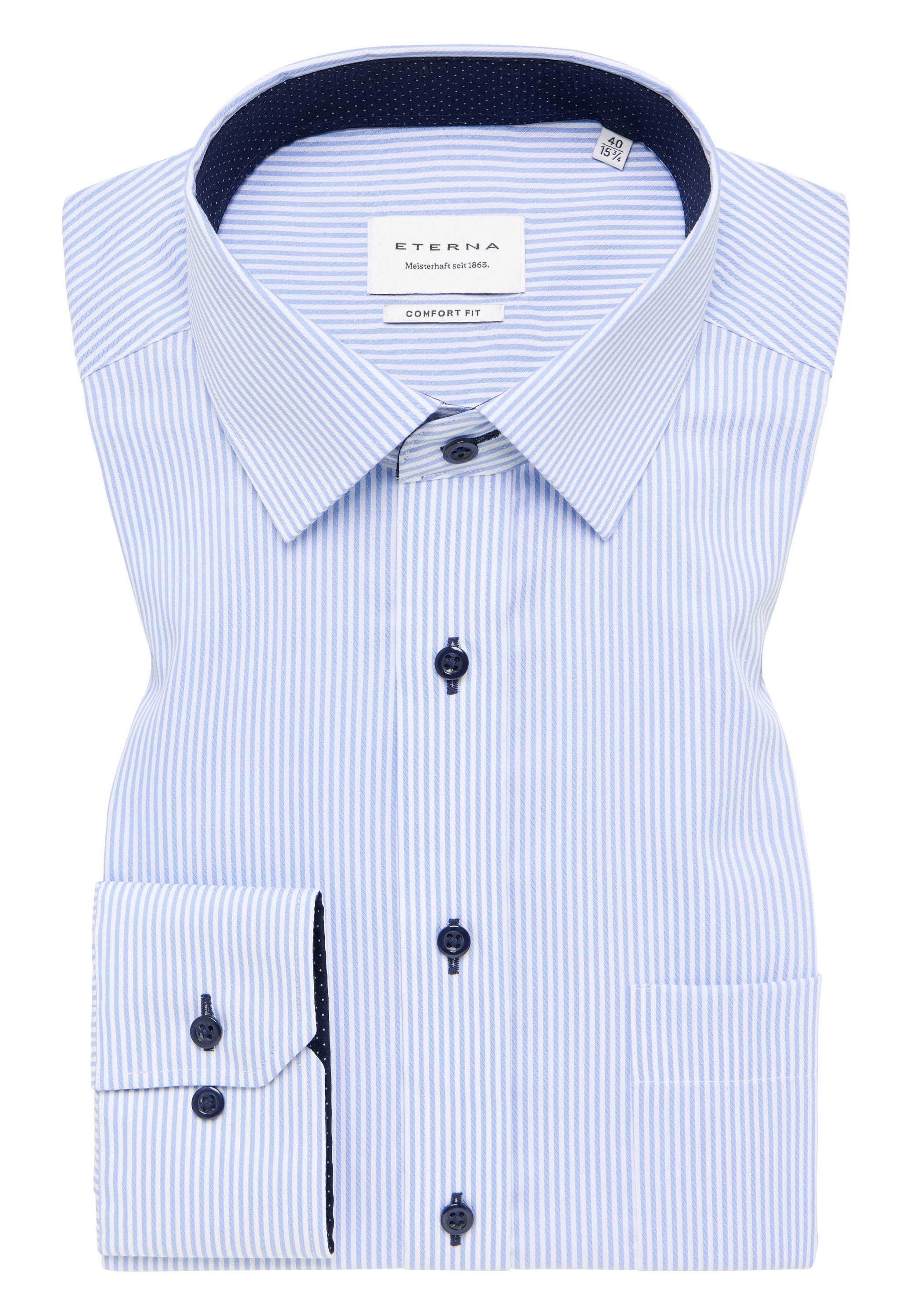 Eterna Langarmhemd »COMFORT FIT«, NON IRON (bügelfrei)