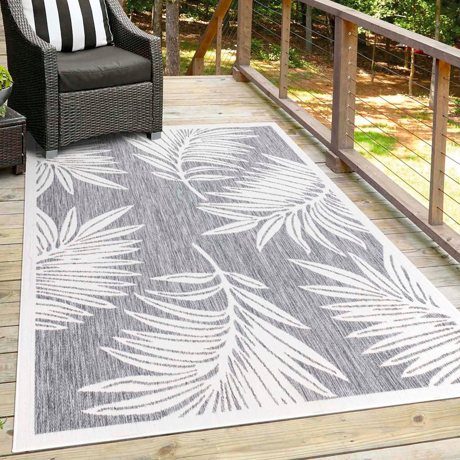 Carpet City Teppich »Outdoor«, rechteckig, UV-beständig, Flachgewebe, auch  in quadratischer Form erhältlich kaufen