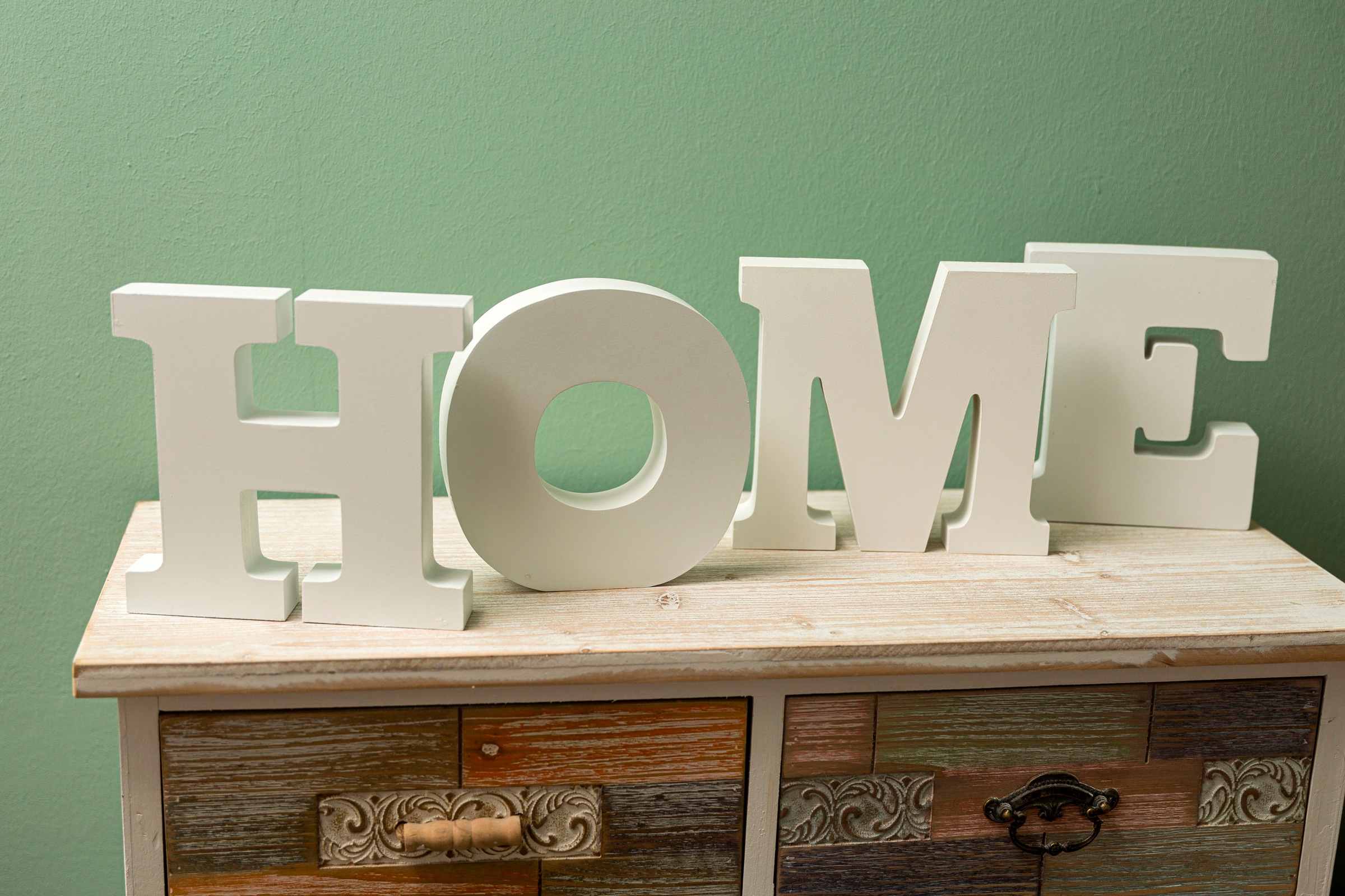 Image of Myflair Möbel & Accessoires Deko-Buchstaben »Zora, weiss«, Deko Schriftzug "Home", Höhe 20 cm, Wohnzimmer bei Ackermann Versand Schweiz