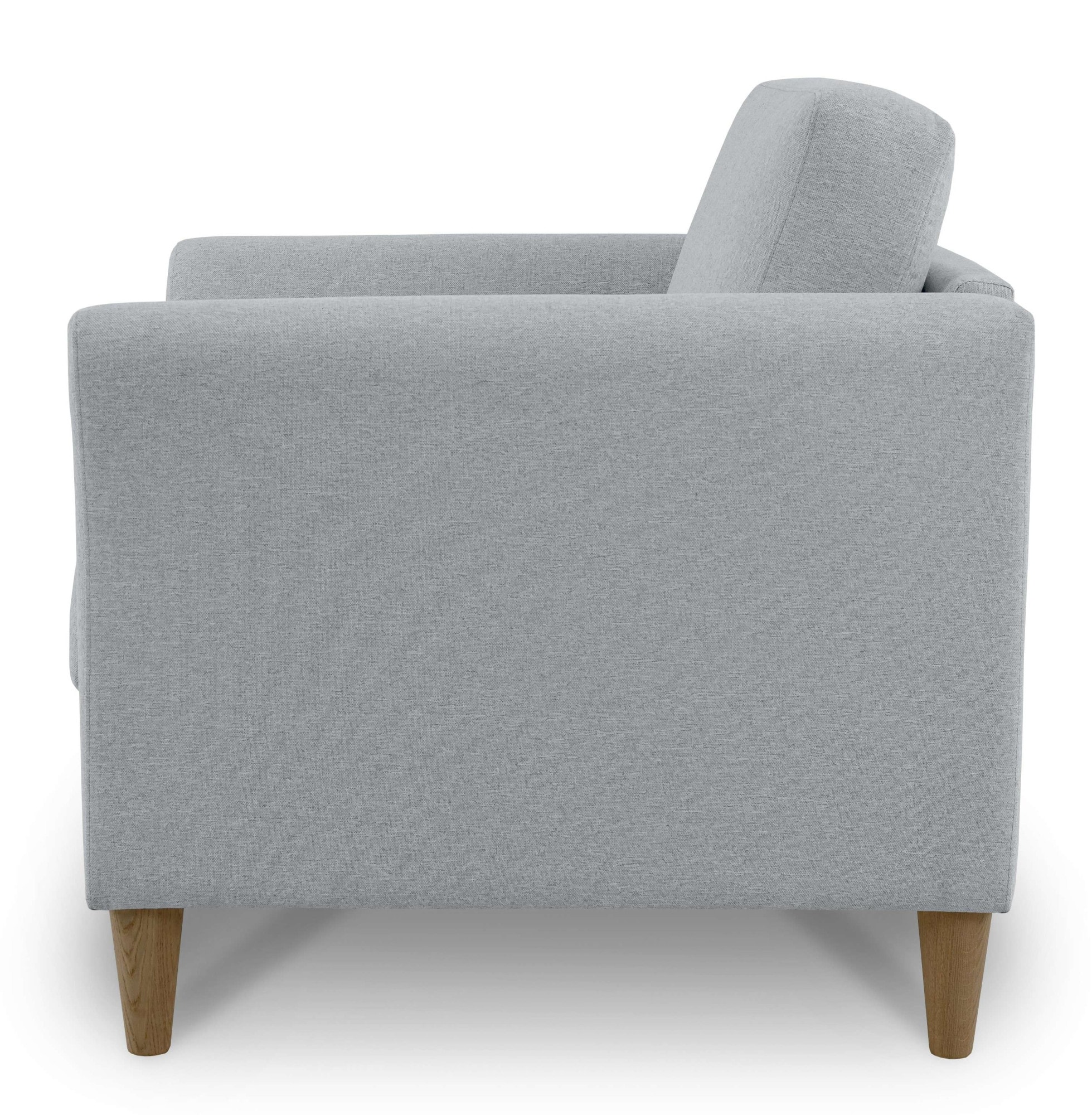 GOODproduct Fauteuil »Arellano, Breite 93 cm« design classique, avec pieds en bois massif, tissu fin