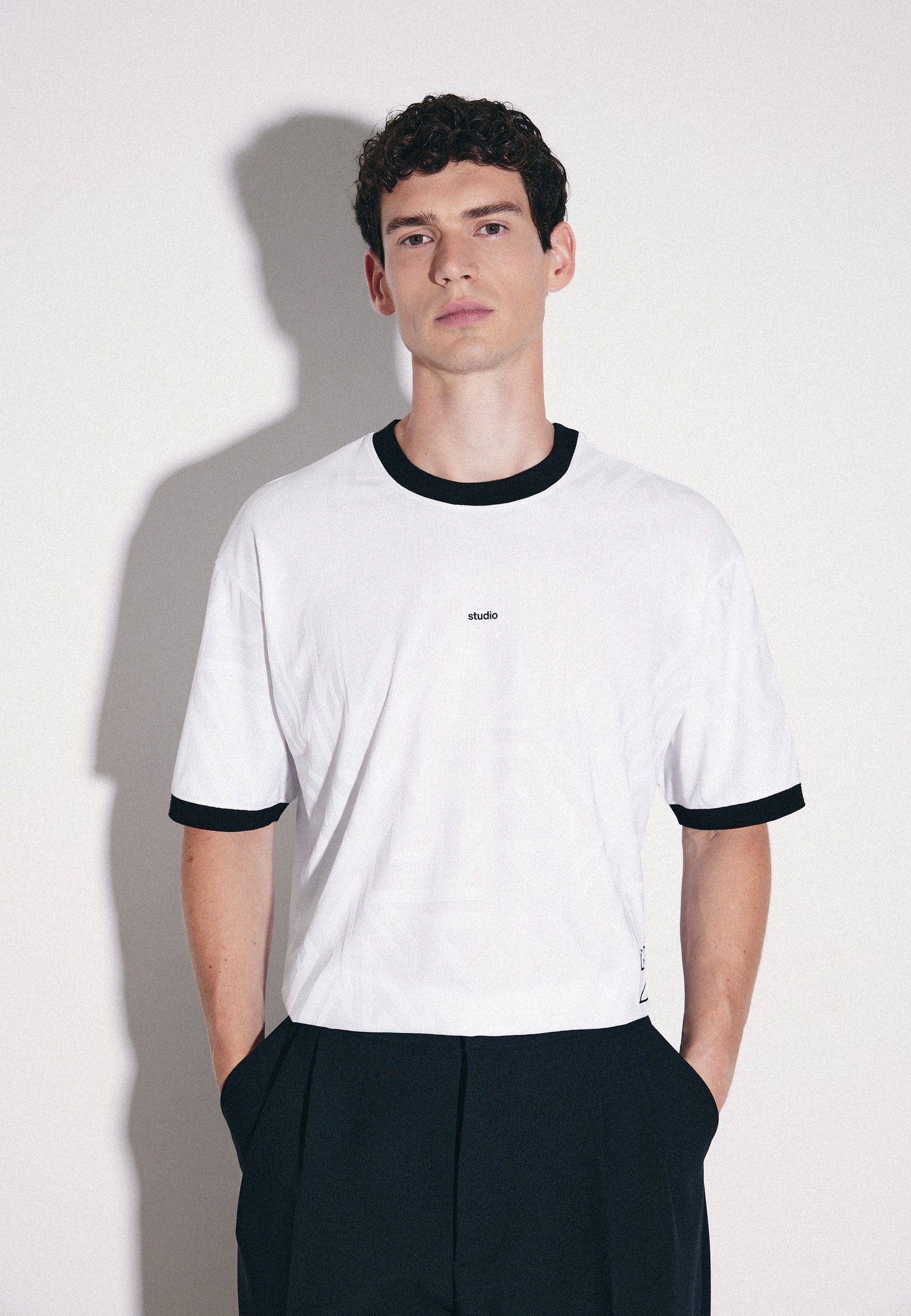 studio seidensticker T-shirt »Studio« 1/2 col rond uni