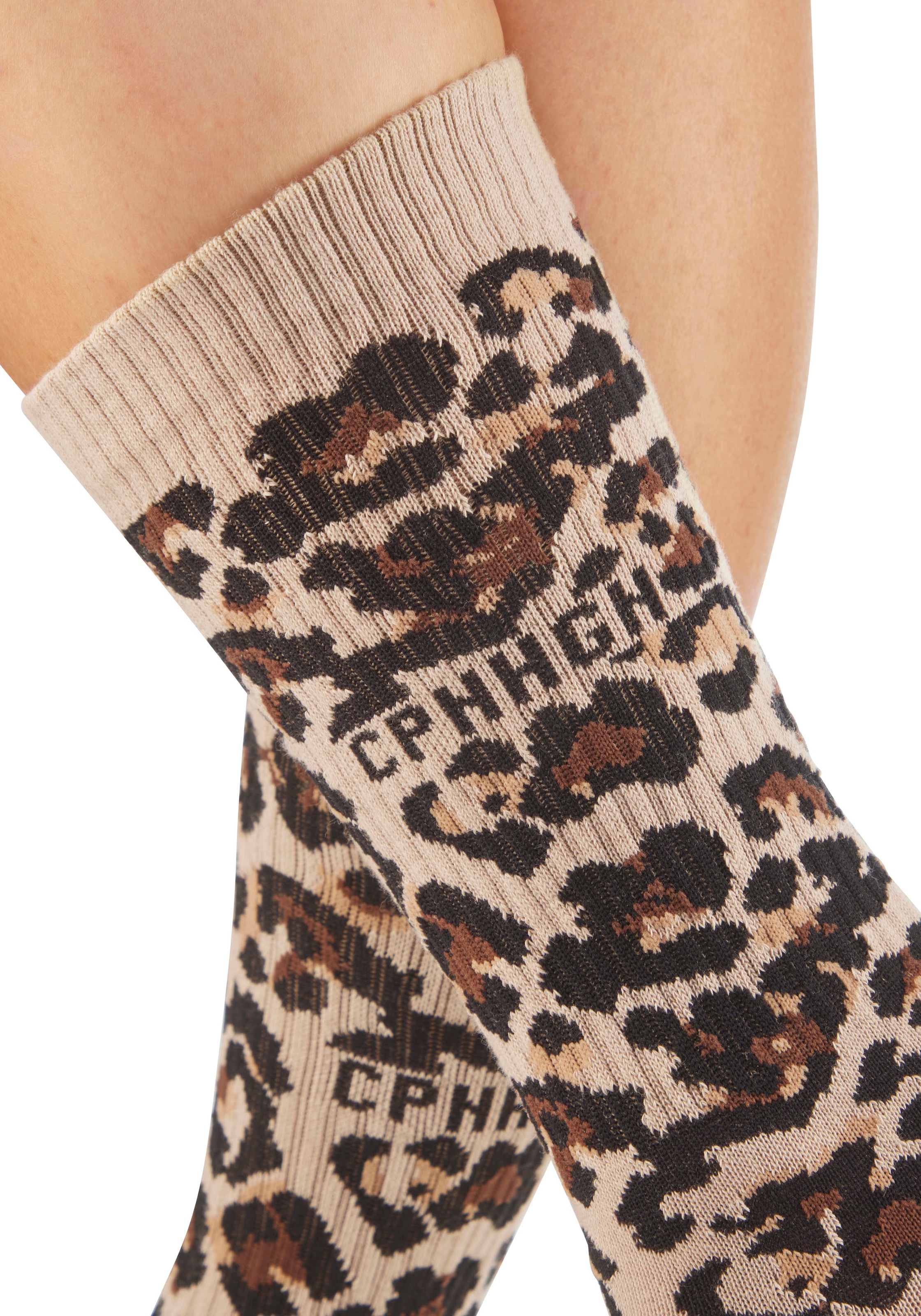 Copenhagen Studios Langsocken, (Packung, 2 Paar), gemustert und uni