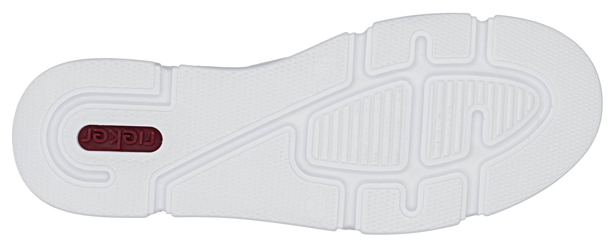 Rieker Baskets à plateforme  mit goldfarbenen Details, Freizeitschuh, Halbschuh, Schnürschuh