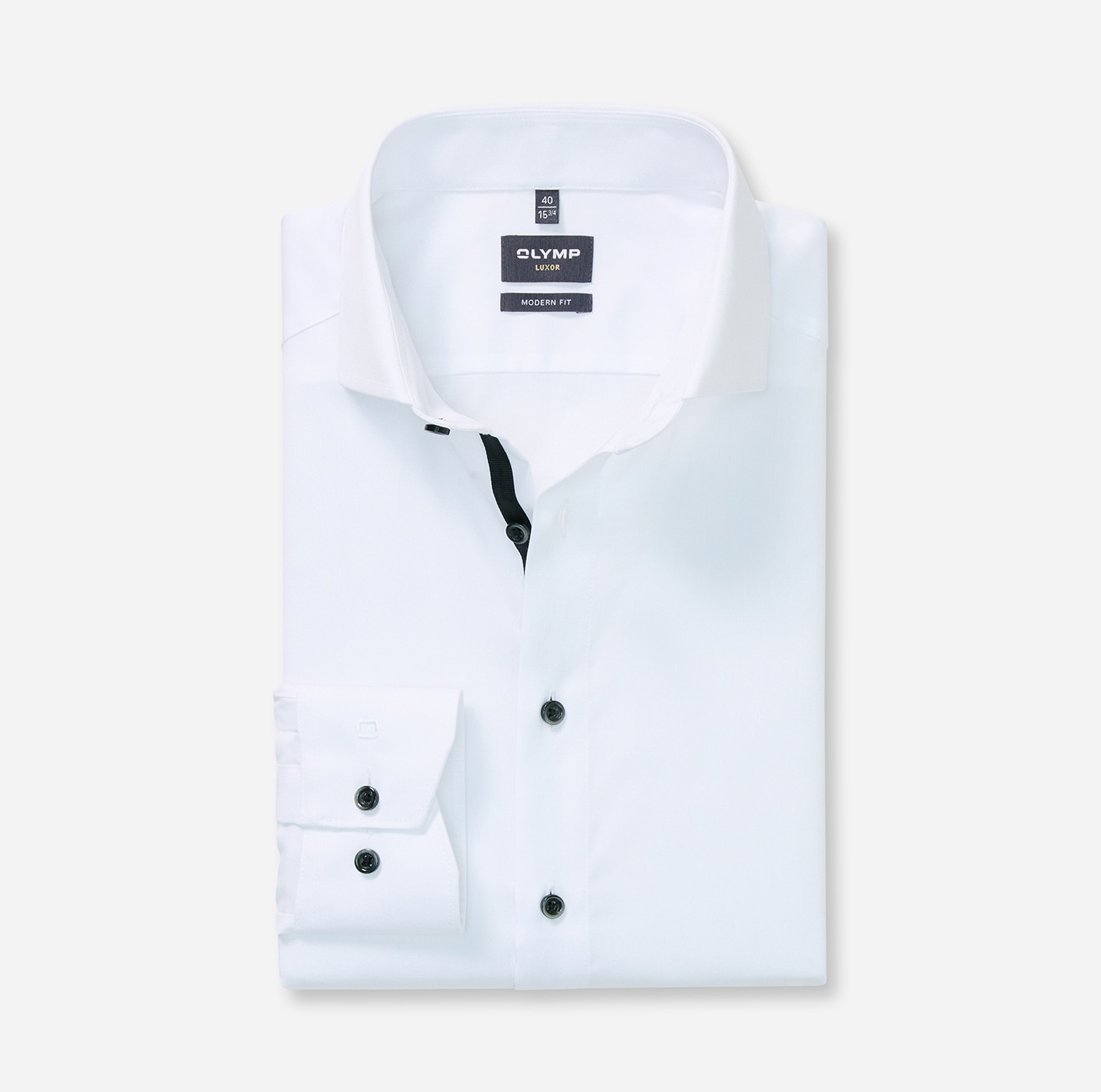 OLYMP Chemise à manches longues »Luxor« Businesshemd, unifarben, modern fit, Royal-Kentkragen