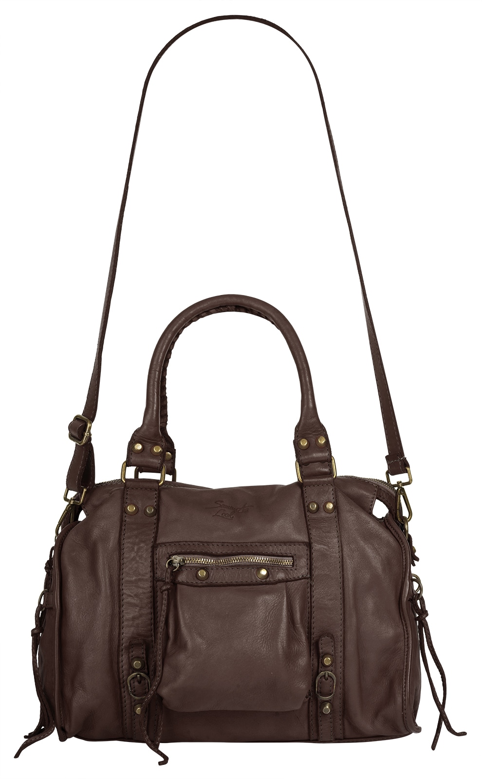 Samantha Look Shopper, echt Leder, Made in Italy