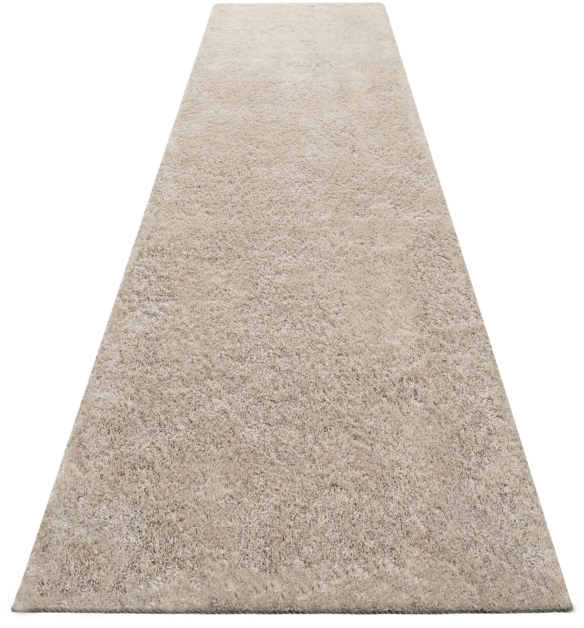 Bruno Banani Tapis de sol à poils longs »Dana Teppich, Kundenliebling« Rectangulaire 30 mm Höhe Brücke, uni, weich, Mikrofaser, Diele, Flur, Wohnzimmer, Schlafzimmer