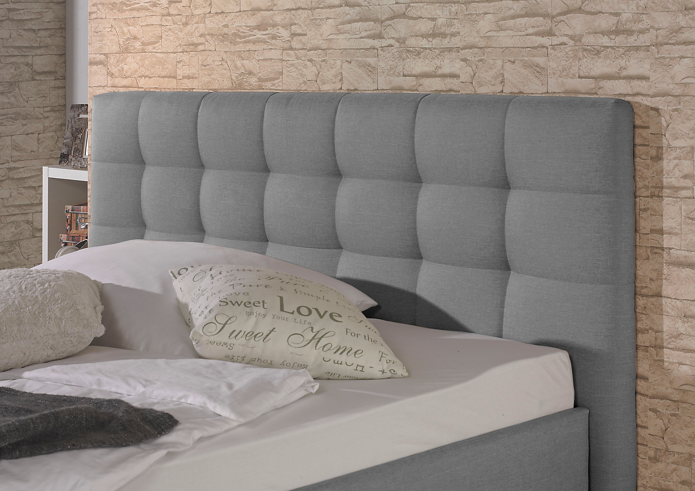 Maintal Polsterbett »Madane« wahlweise mit Matratze in den Härtegraden H2,H3 oder H4