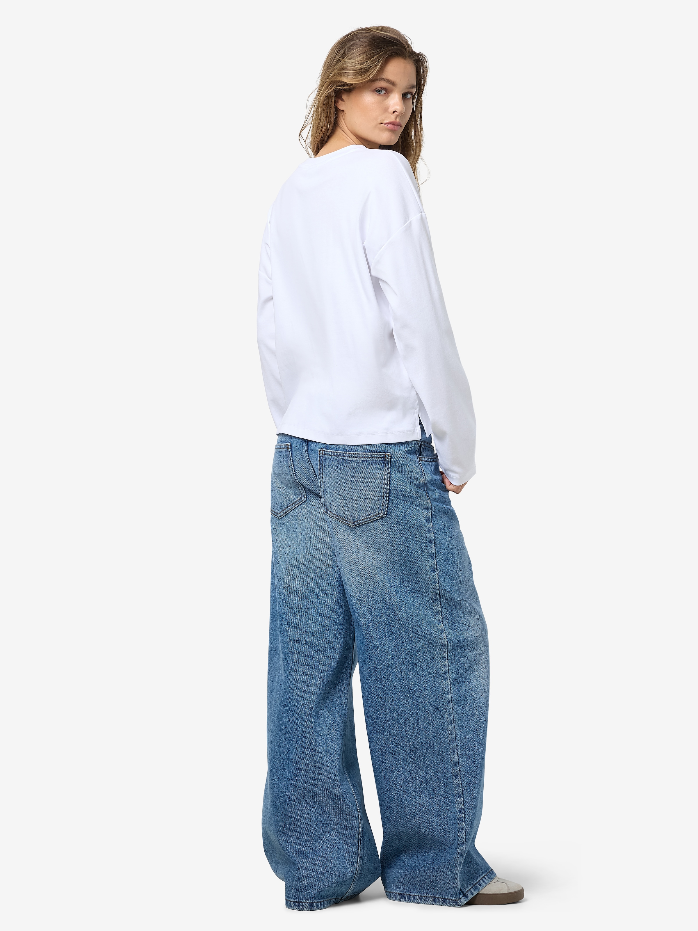 Noisy may Langarmshirt »NMMOCCA L/S REGULAR FIT TOP JRS FWD NOOS«