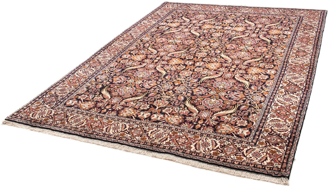Image of morgenland Orientteppich »Perser - Bidjar - 239 x 171 cm - dunkelblau«, rechteckig, 15 mm Höhe, Wohnzimmer, Handgeknüpft, Einzelstück mit Zertifikat bei Ackermann Versand Schweiz