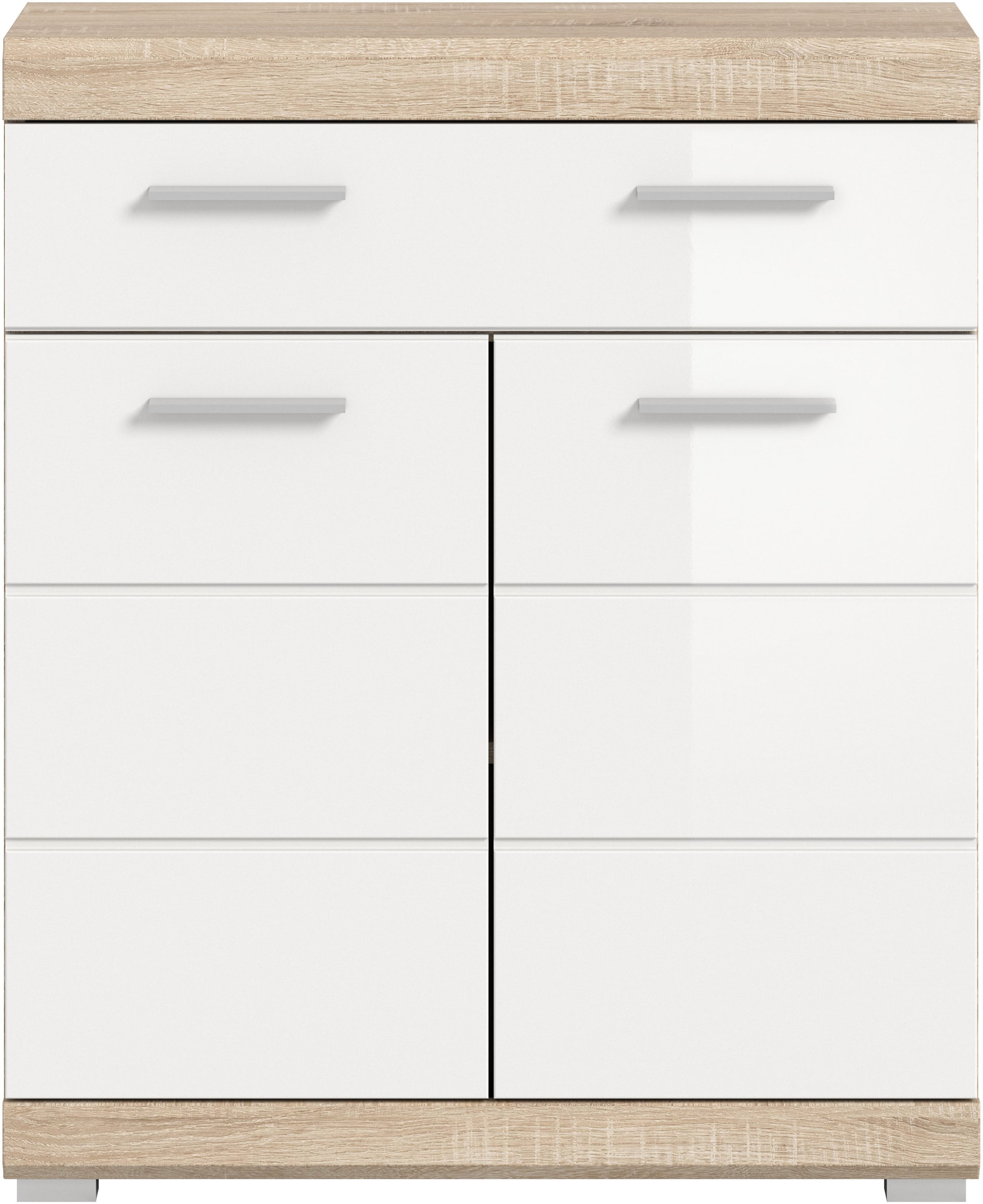 INOSIGN Armoire basse »SIENA, Breite 74cm, 2 Tür, 1 Schubkasten, 2 Fächer, MDF-Front« TOPSELLER!,  in verschiedenen Farben erhältlich, Badmöbel, Badschrank, Kommode, Bad