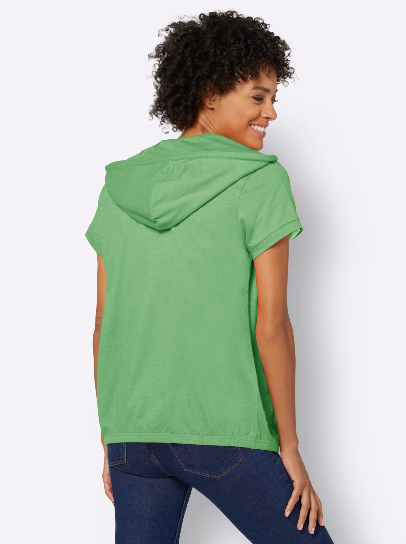 Casual Looks Shirtjacke »Sweatjacke«, (1 tlg.)
