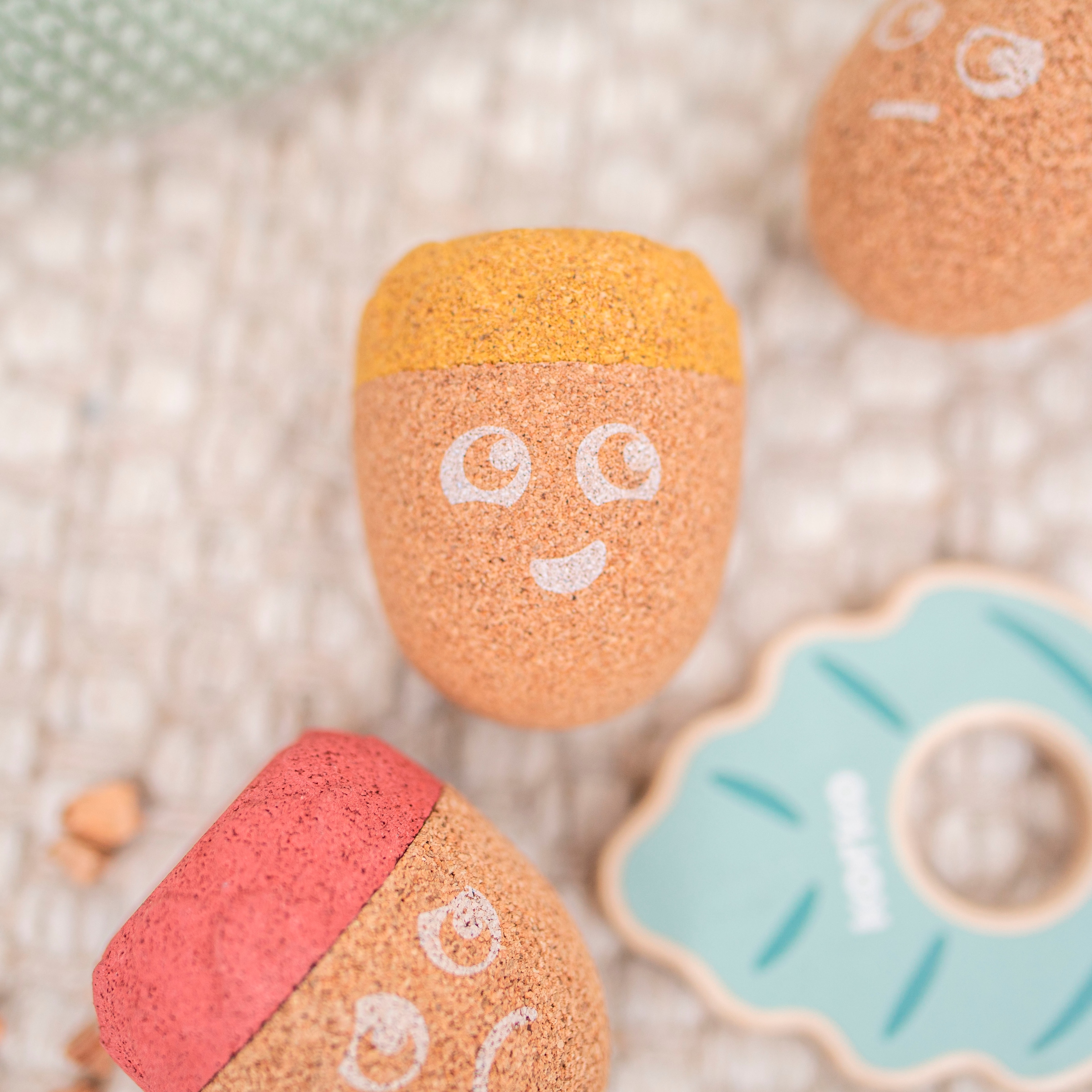 KORKO Jouets à empiler »Magical Mood Acorns« Made in Europe