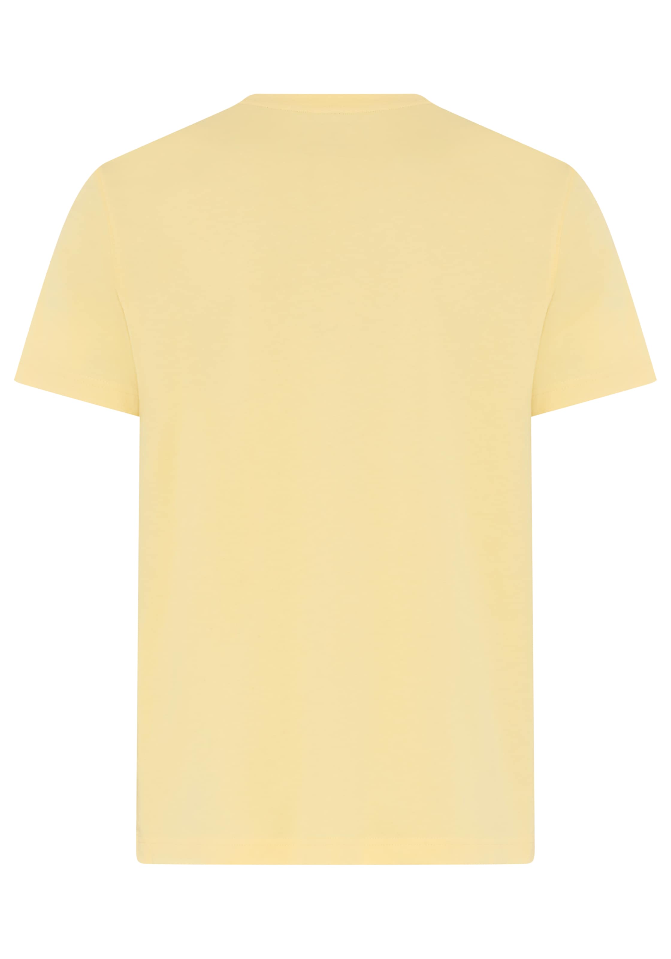 DELMAO Rundhalsshirt »Neue Kollektion!« normale Passform, kurzarm, bedruckt, mit Rundhalsausschnitt