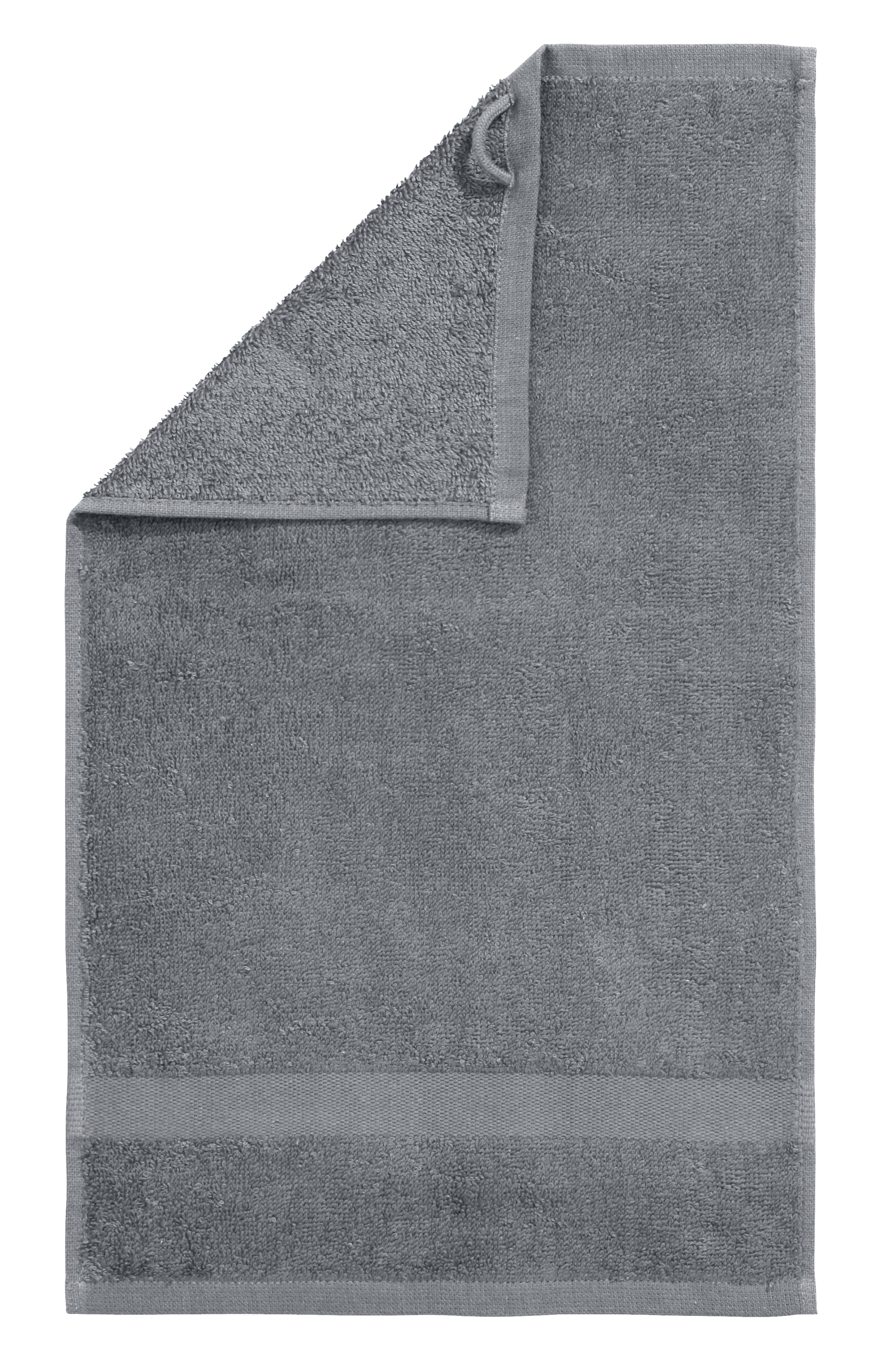 GOODproduct Gaestehandtuecher »Vanessa, 8 Gästehandtücher, 30x50cm, in Standard- und Premium-Qualität« Handtücher mit Bordüre, 100% Baumwolle, einfarbig, weich