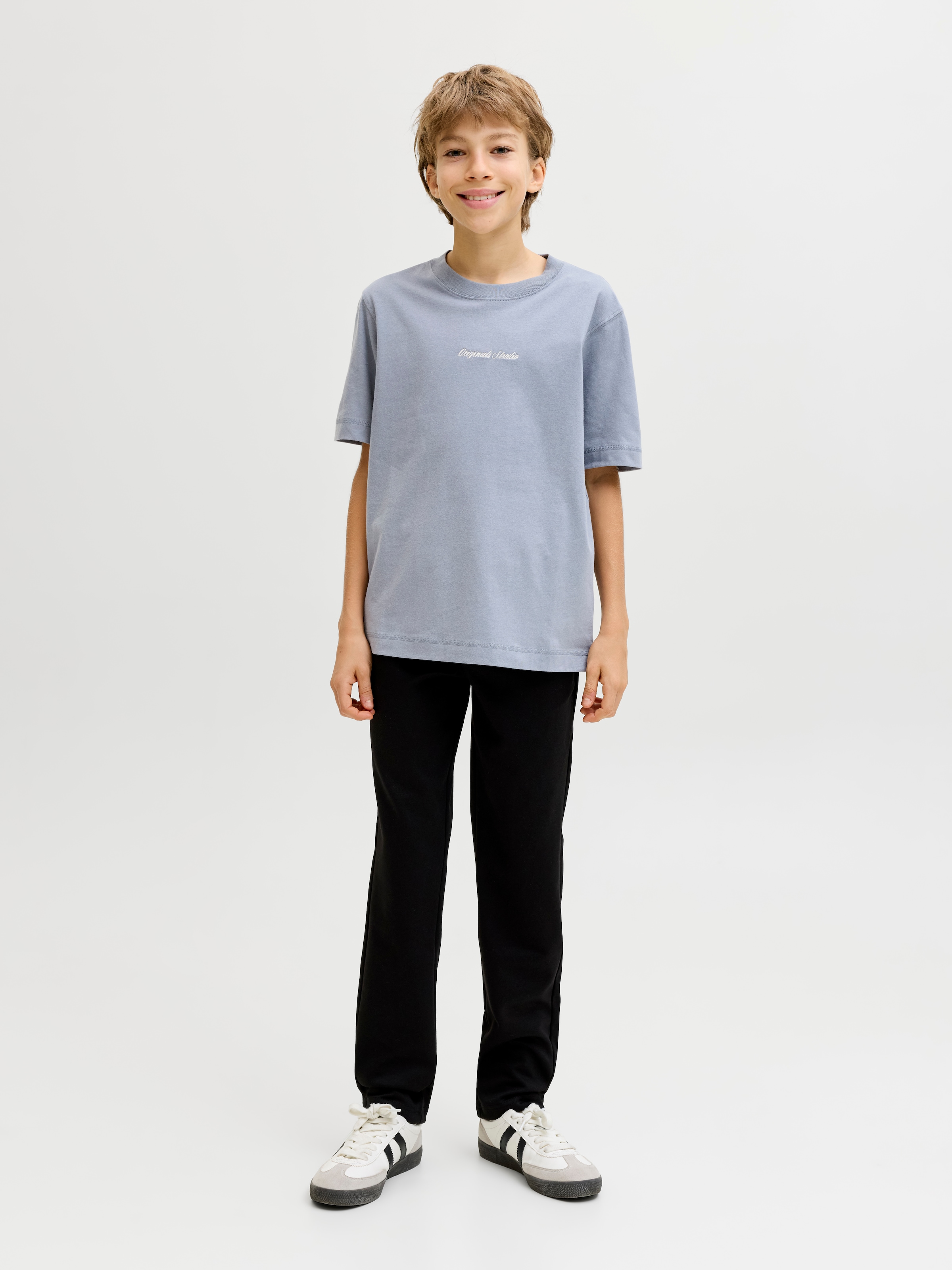 Jack & Jones Junior T-shirt »JORNORREBRO EMB TEE SS CN NOOS JNR« Baumwolle, relaxed fit, Kurzarm