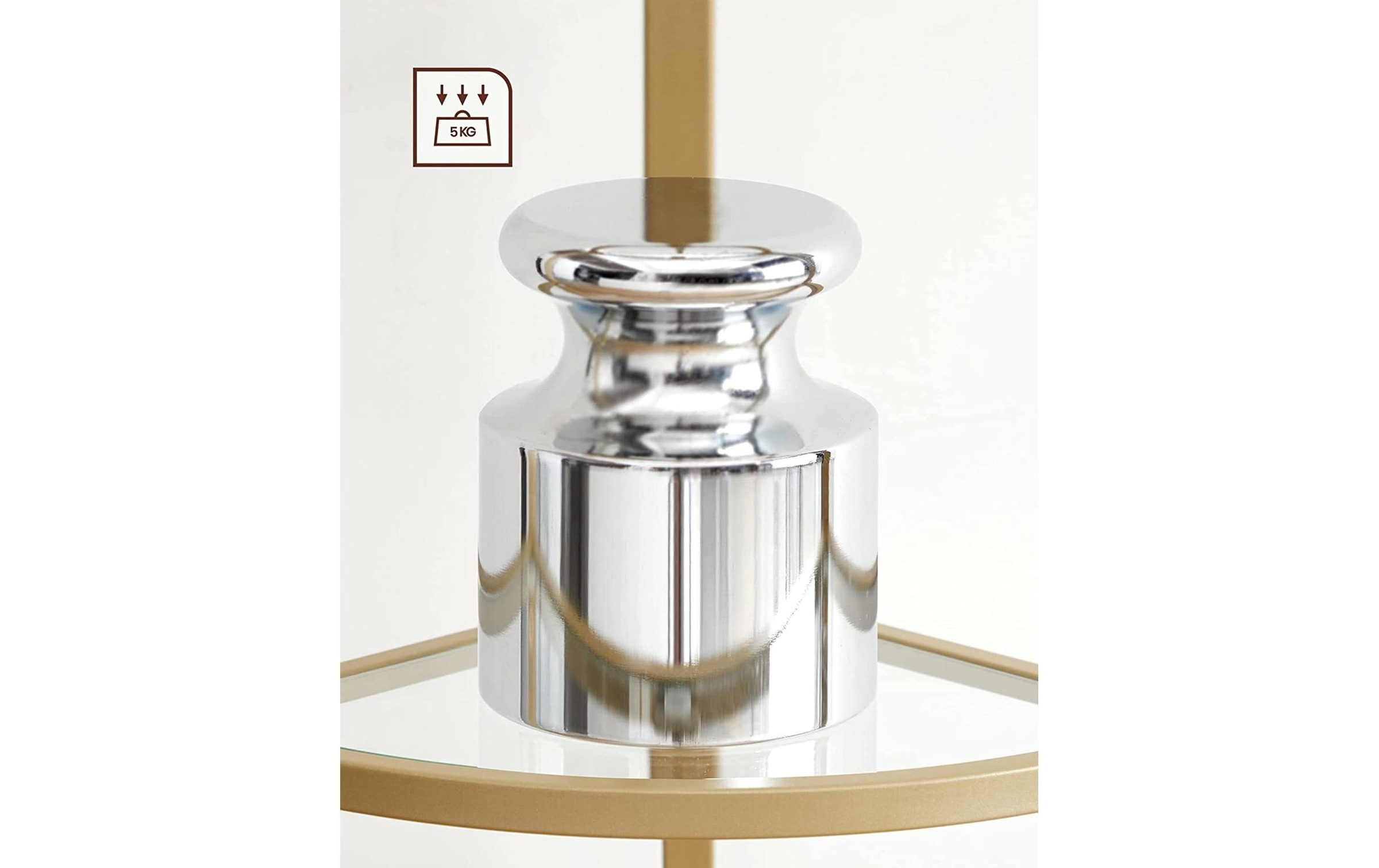 VASAGLE Wandregal »VASAGLE Regal Goldfarben«