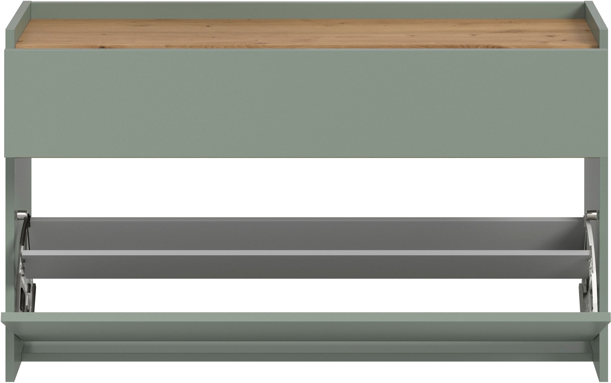 Home affaire Armoire à chaussures »EVRID, Breite 110cm, hängend, 1 Schubkasten, 1 Schuhwalze« individuell mit anderen Artikel der Serie EVRID erweiterbar, 1 cuis tlg. Schuhkommode, Kommode, Sideboard, Garderobenschrank, Flurkommode