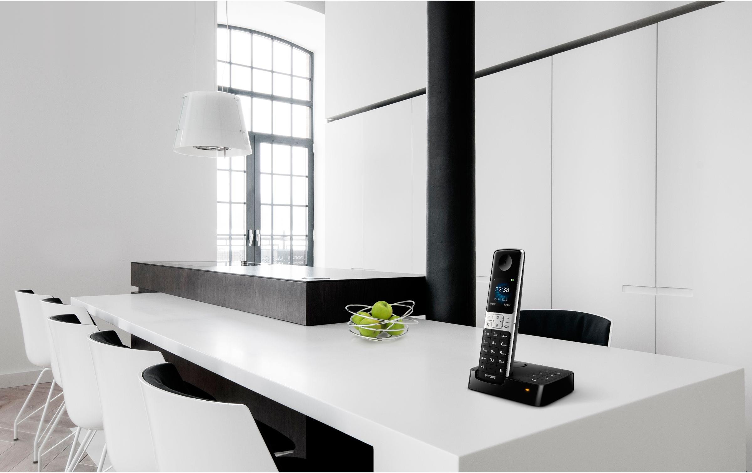 Philips Schnurloses DECT-Telefon »Philips D6351B Schwarz«