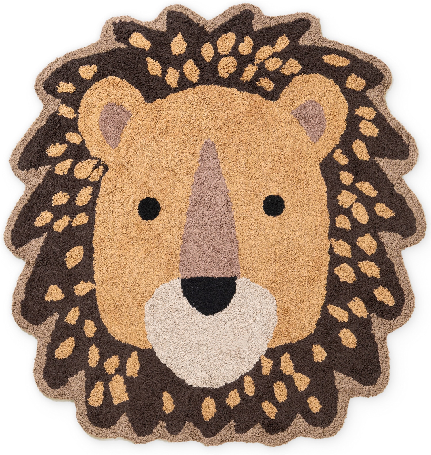 HANSE Home Kinderteppich »Roary« Motivform 10 mm Höhe Waschbar, Handgemacht, Baumwolle, Rutschfest Spielteppich Kinderzimmer
