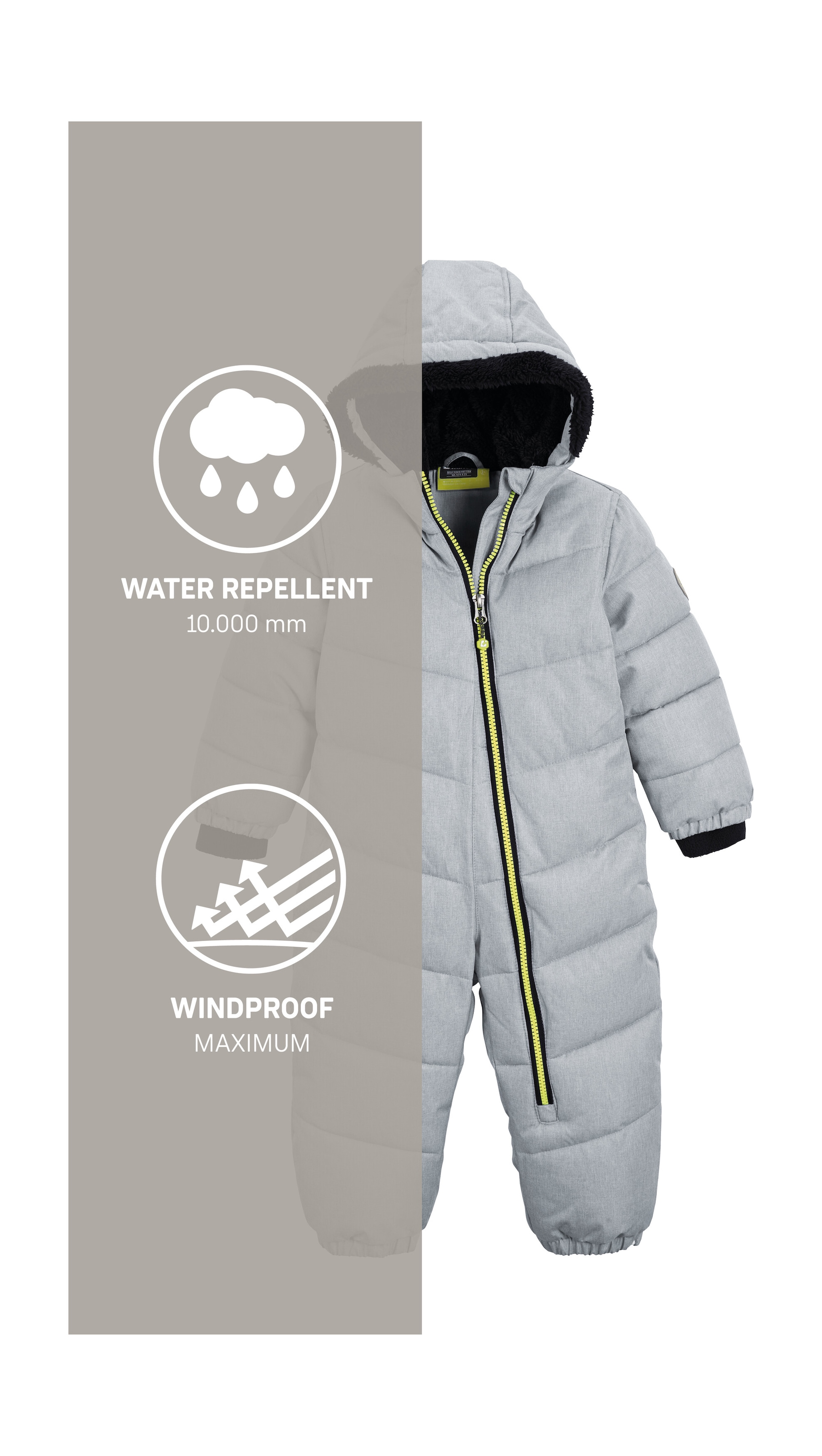 Killtec Schneeoverall »Karter Mini«, Schneeanzug: wasserabweisend, winddicht, warm, leicht anzuziehen