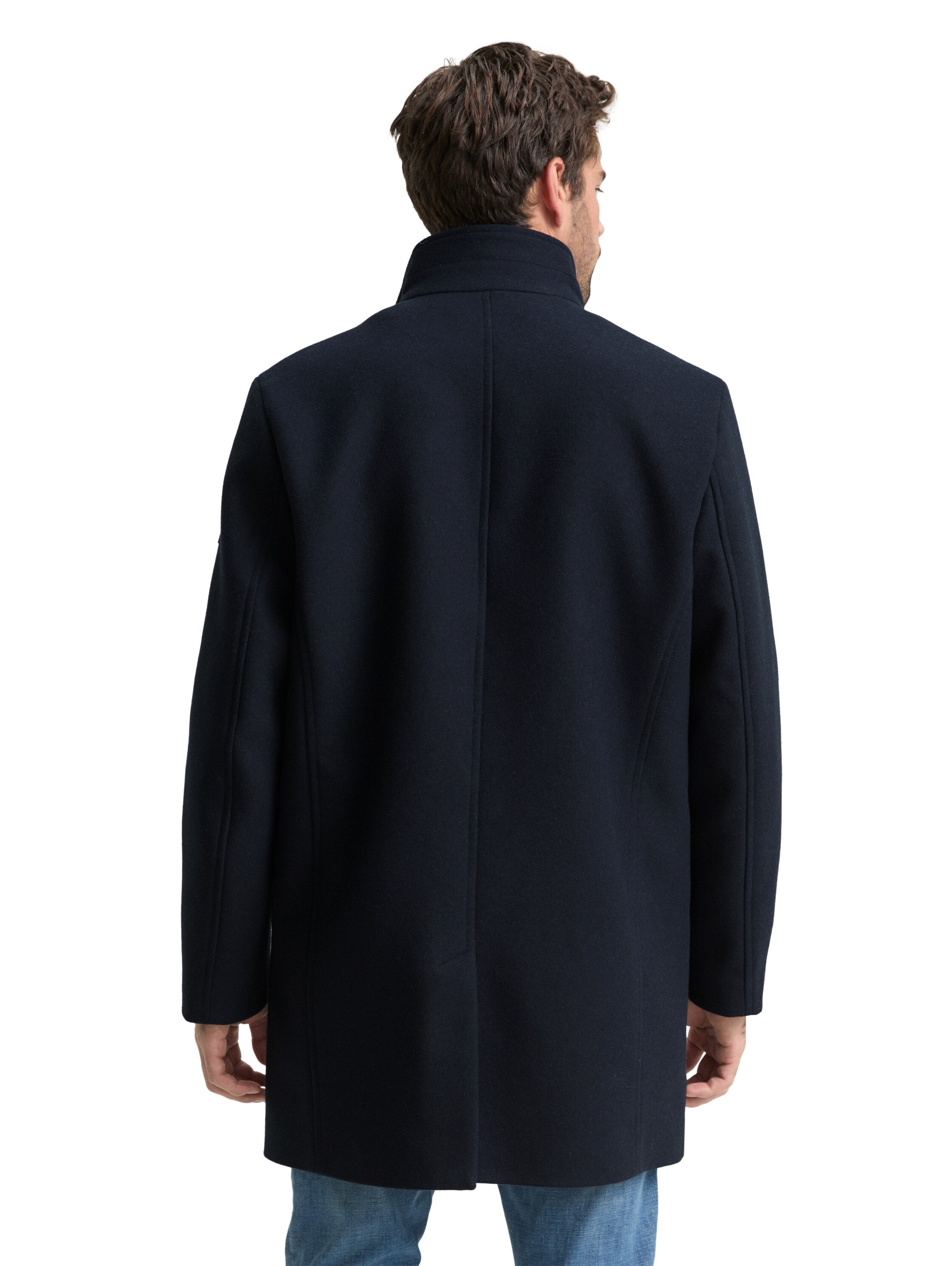TOM TAILOR Wollmantel, mit abnehmbarer Innenjacke