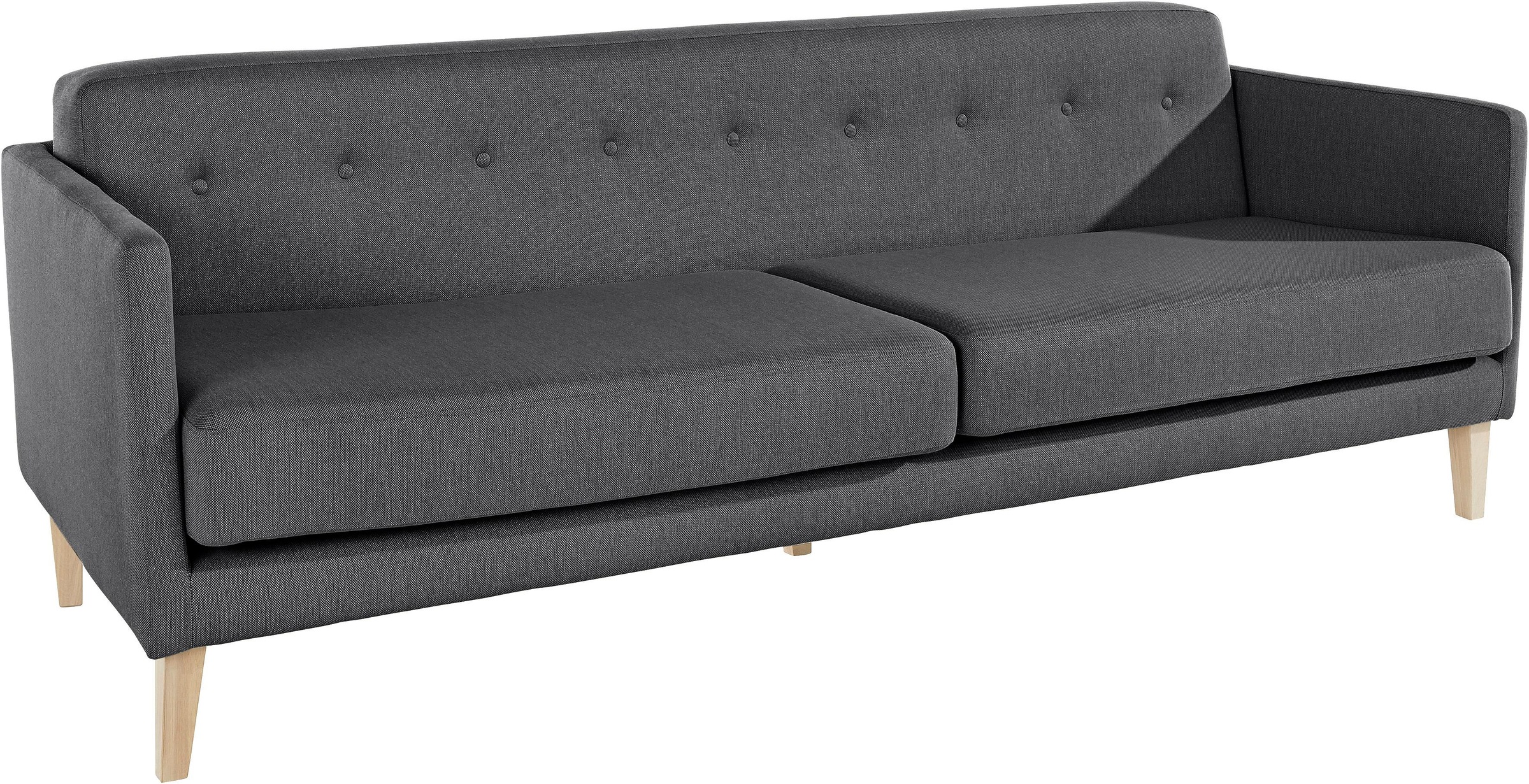 andas 3-Sitzer »Raadal«, in skandinavischem Design, Knopfheftung, Design by Morten Georgsen