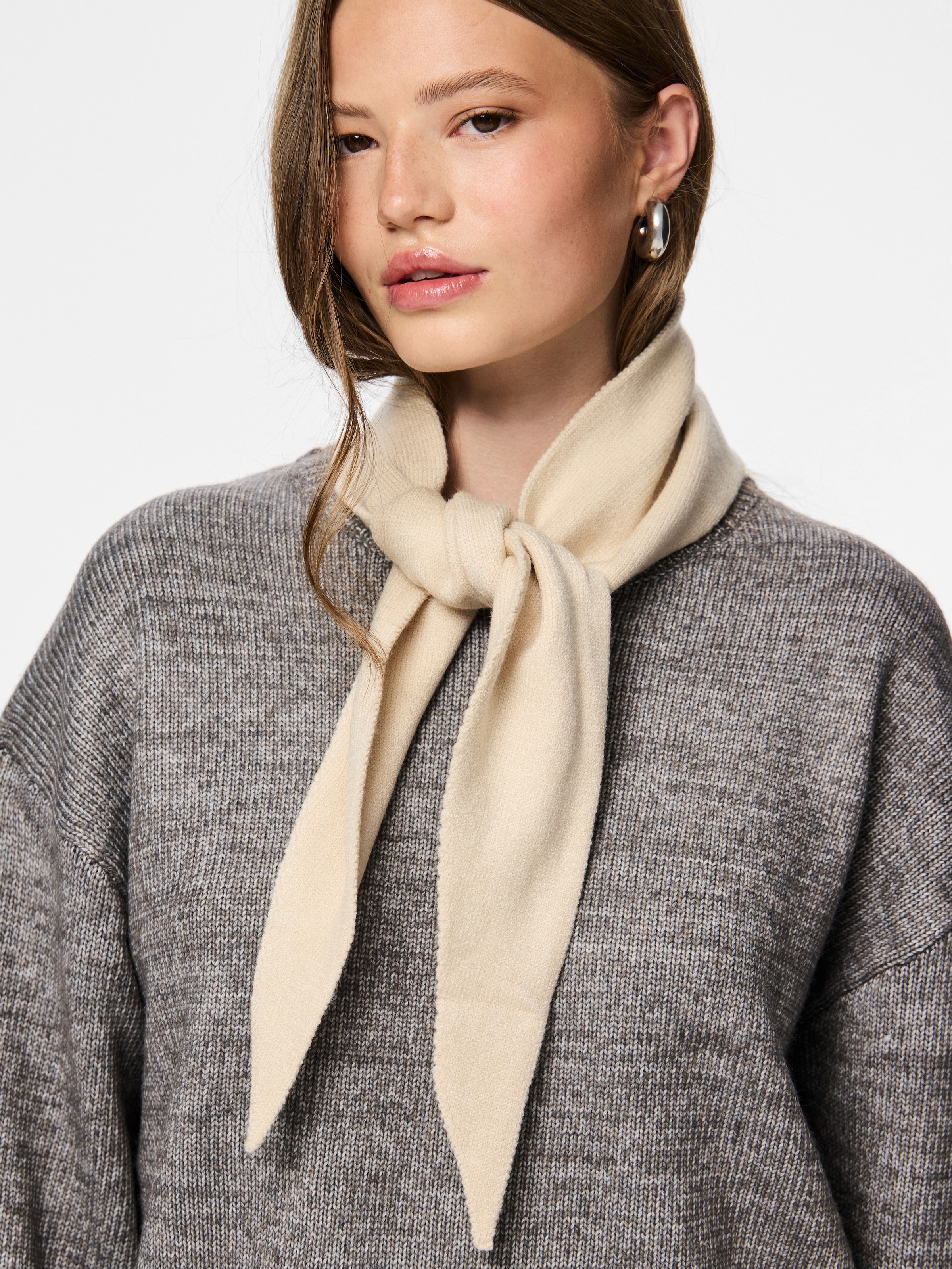 pieces Dreieckstuch »PCKOMMA TRIANGLE SCARF NOOS BC«