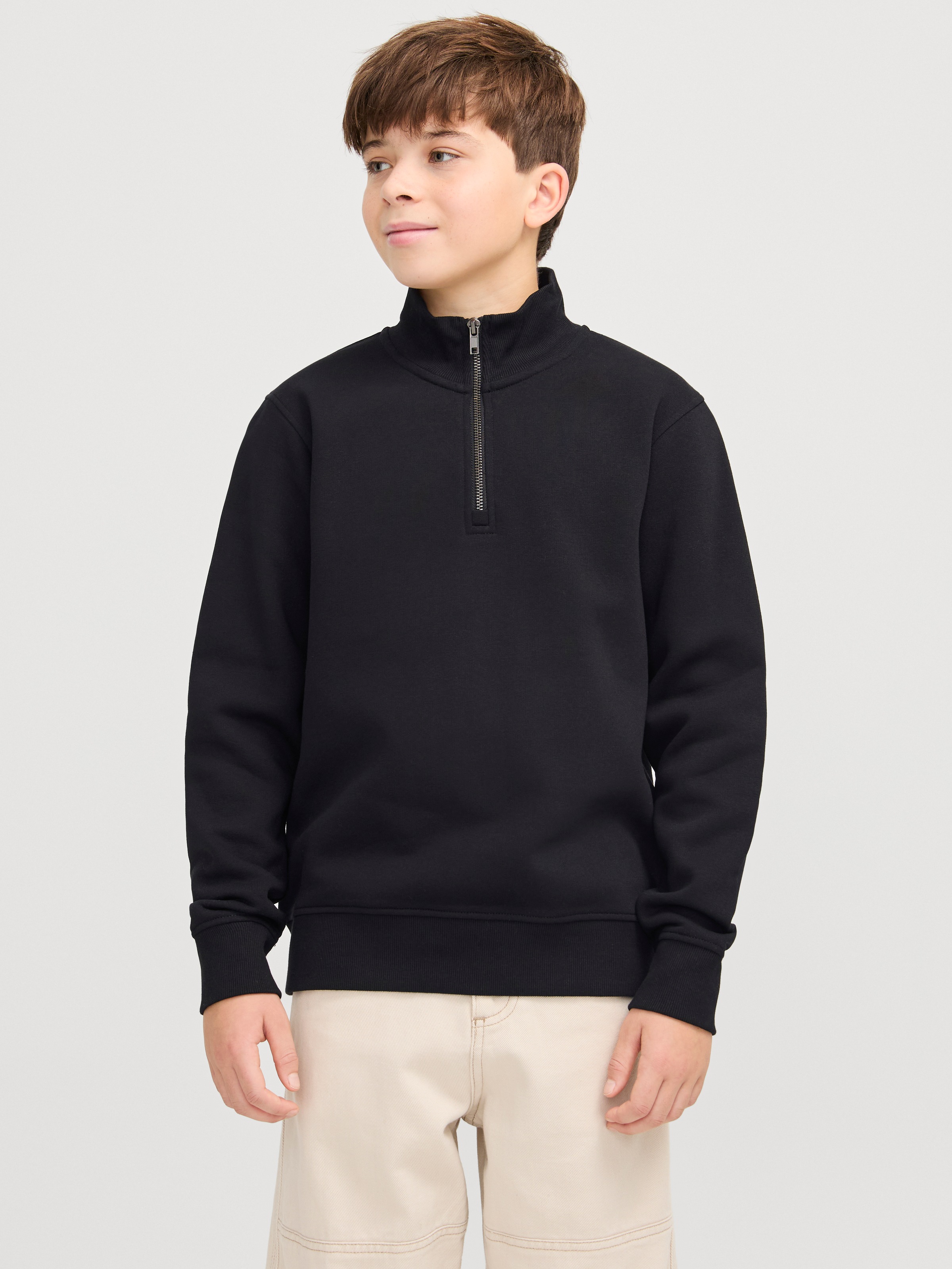 Image of Jack & Jones Junior Sweatshirt "JJEBRADLEY SWEAT HALF ZIP NOOS JNR"