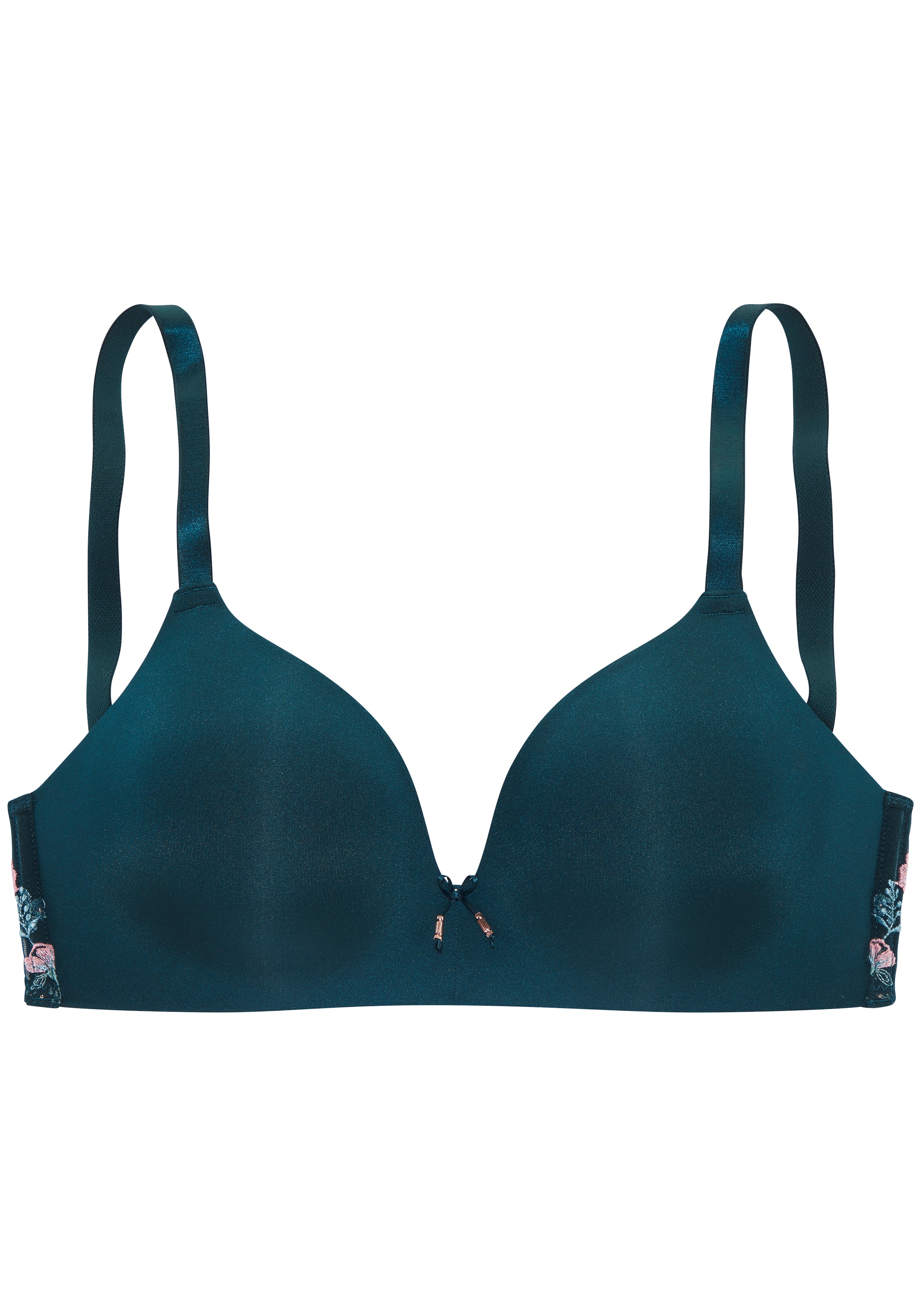 LASCANA Soutien-gorge à bretelles »BH ohne Bügel, Schalen-BH, Maria« dentelle brodée noble avec fleurs, peut être combiné en ensemble de lingerie