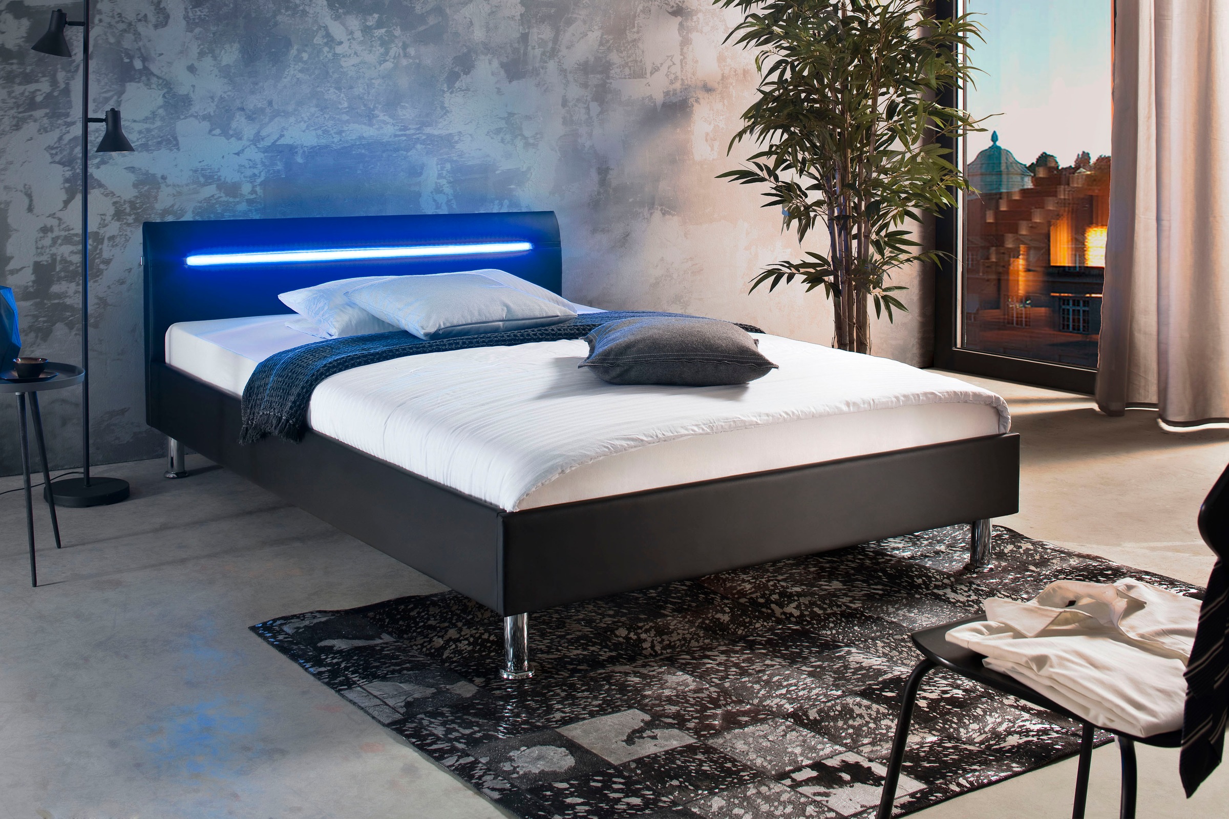 Image of meise.möbel Polsterbett, mit LED-Beleuchtung bei Ackermann Versand Schweiz