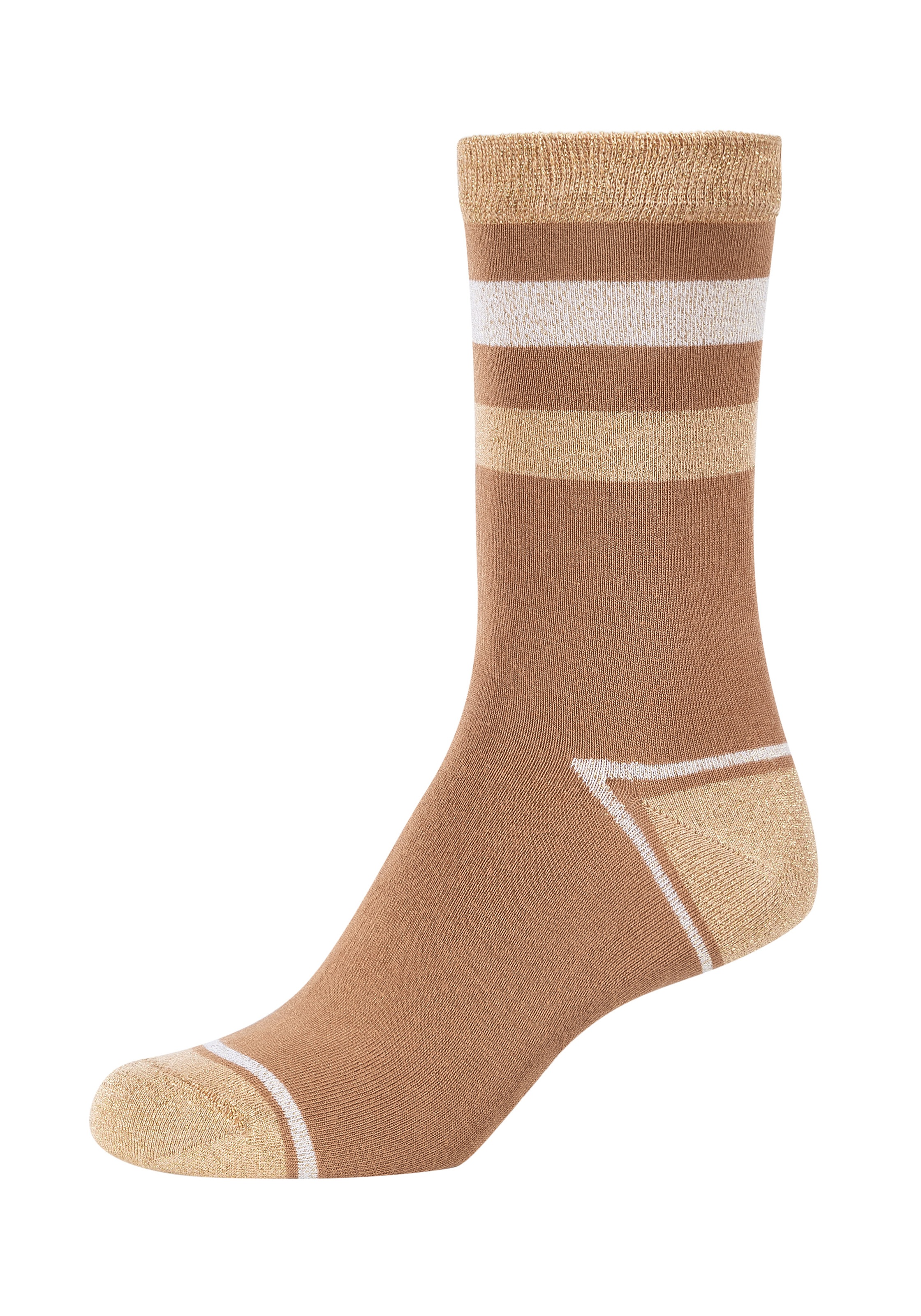 Camano Socken »silky touch«, (4 Paar), mit elastischem Bund