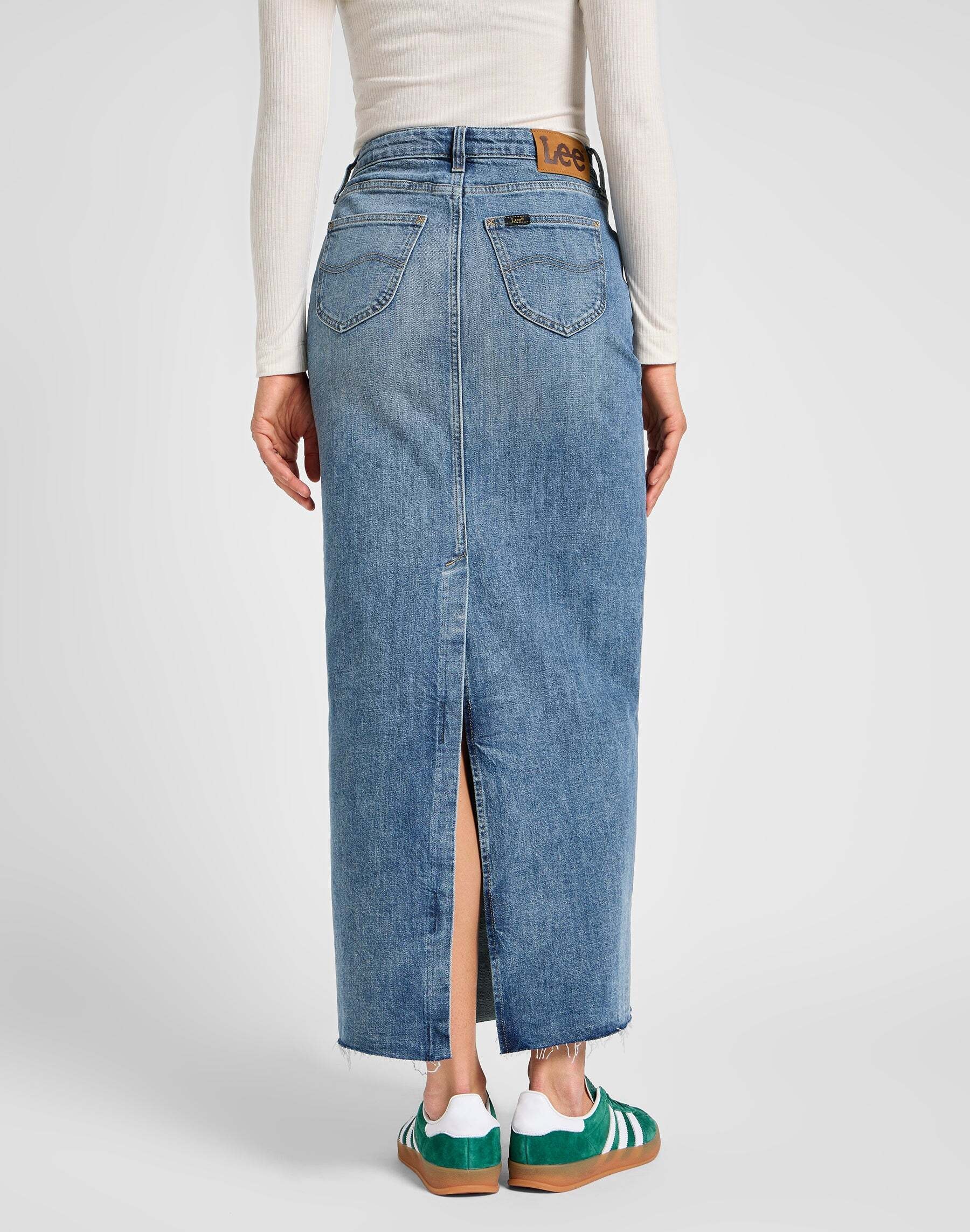 Lee® Jeansrock »LEE Jeansrock Back Slit Maxi Skirt«