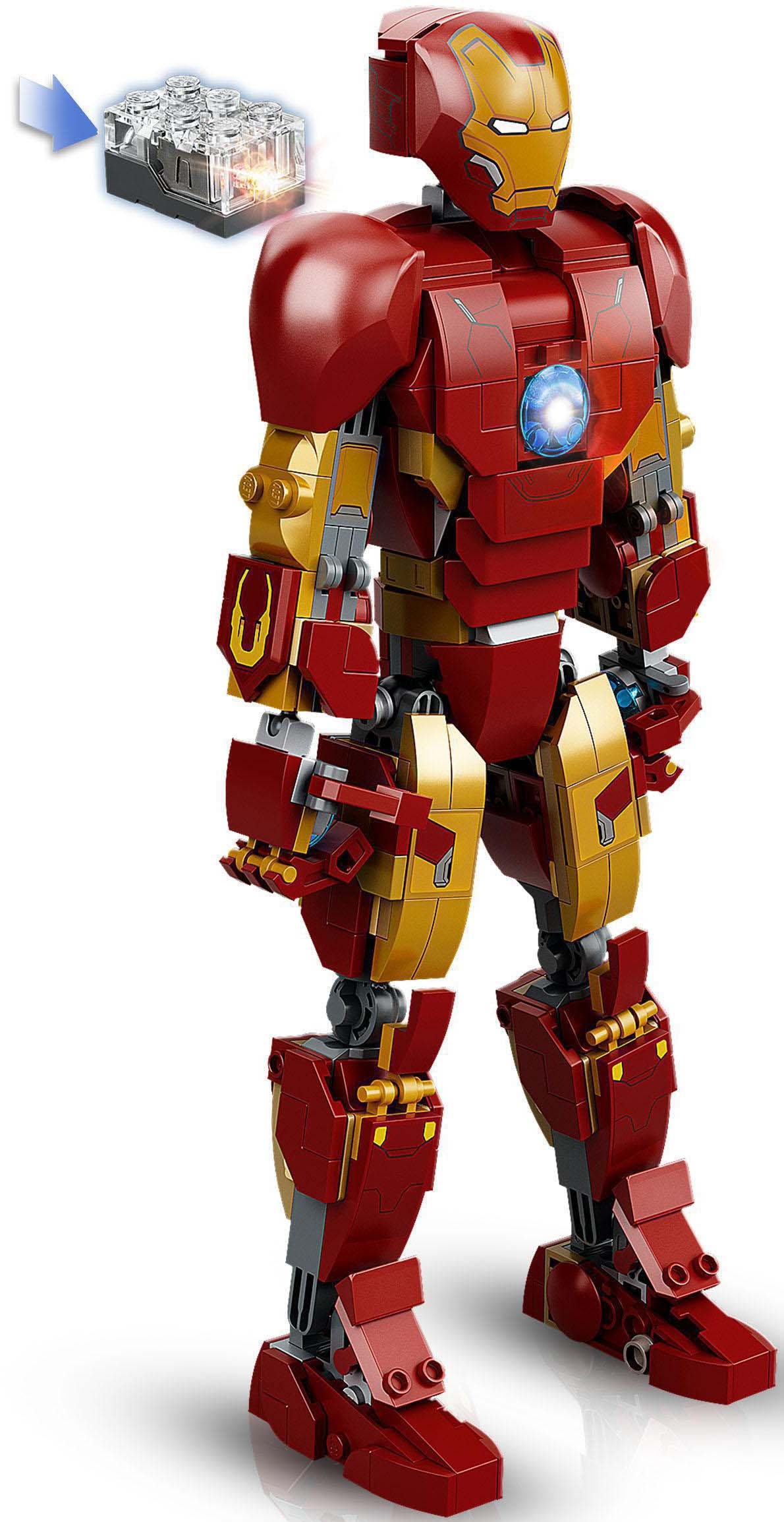 LEGO® Konstruktionsspielsteine »Iron Man Figur (76206), LEGO® Marvel«, (381 St.)