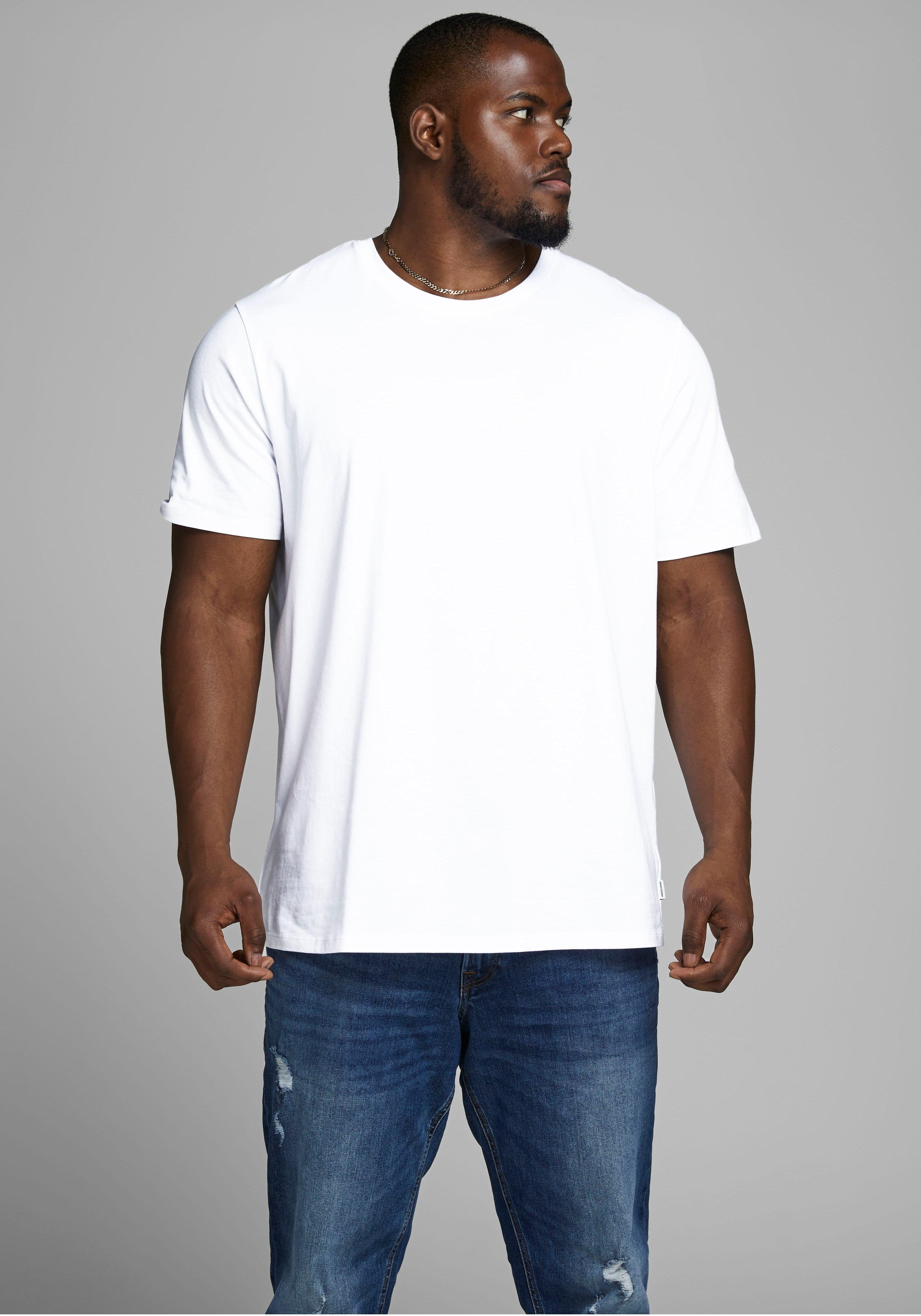 Image of Jack & Jones PlusSize T-Shirt »ORGANIC BASIC TEE«, bis Grösse 6XL bei Ackermann Versand Schweiz
