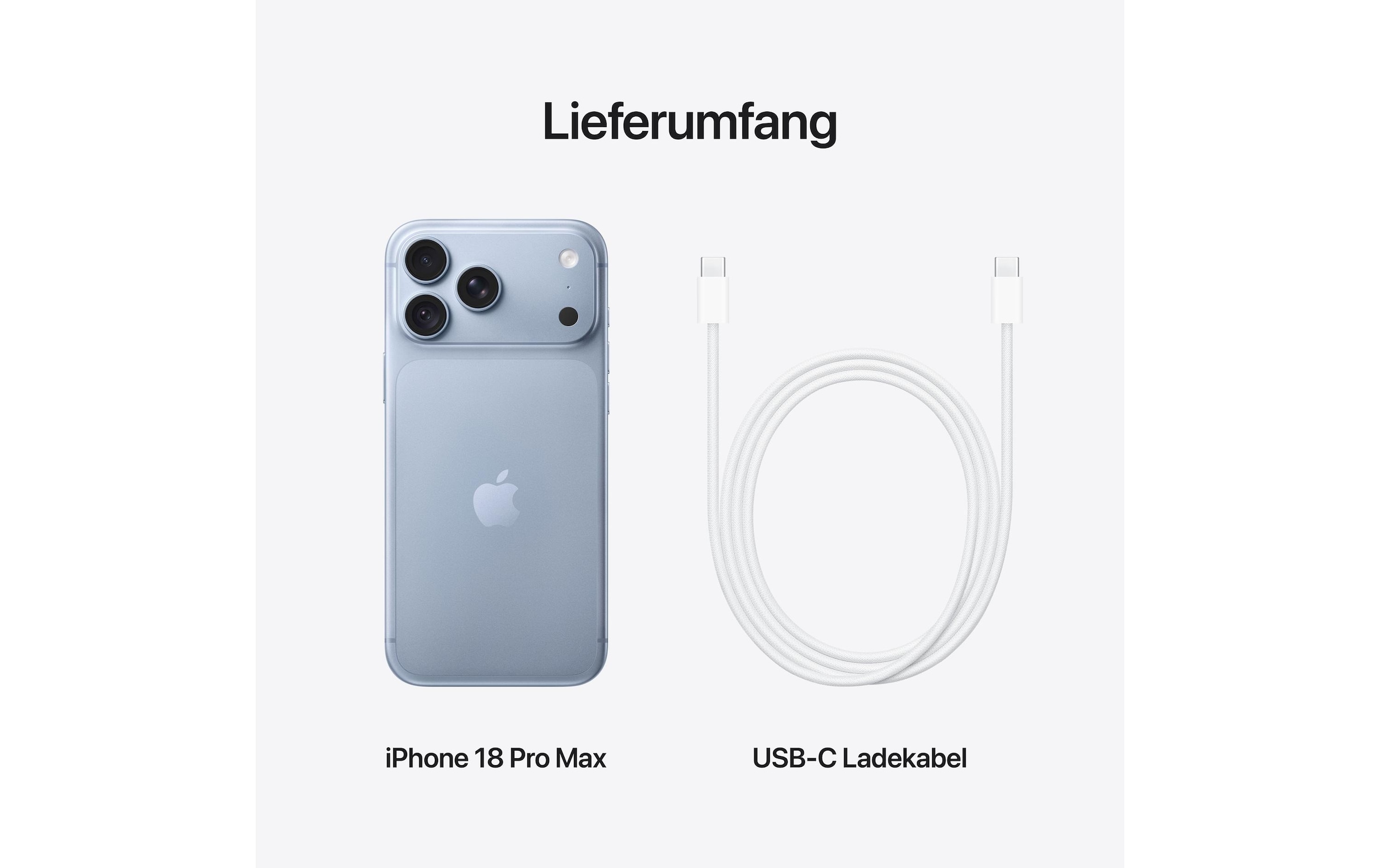 Apple Smartphone »Apple iPhone 18 Pro Max 1000 GB Burgunder« Glacier