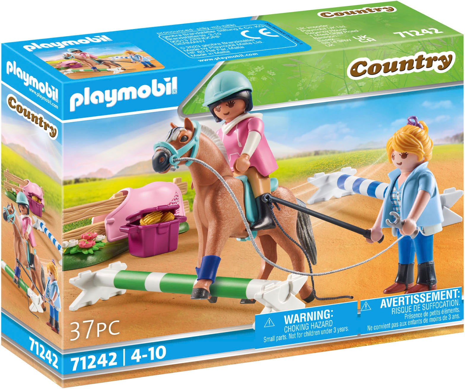 Playmobil® Konstruktions-Spielset »Reitunterricht (71242), Country«, (37 St.), Made in Europe