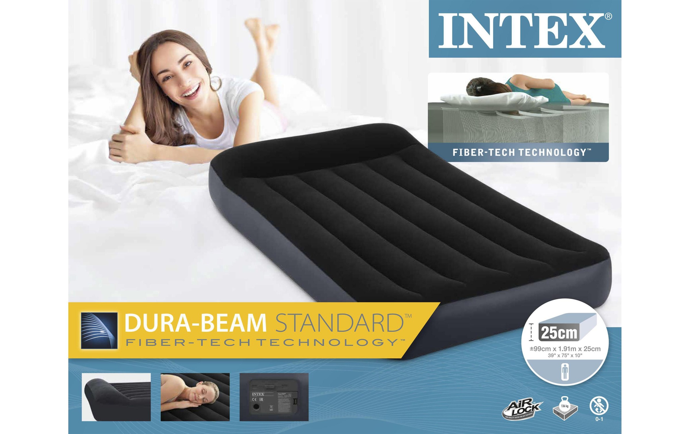 Intex Luftbett »Intex Luftbett DuraBeam Standard Pi«