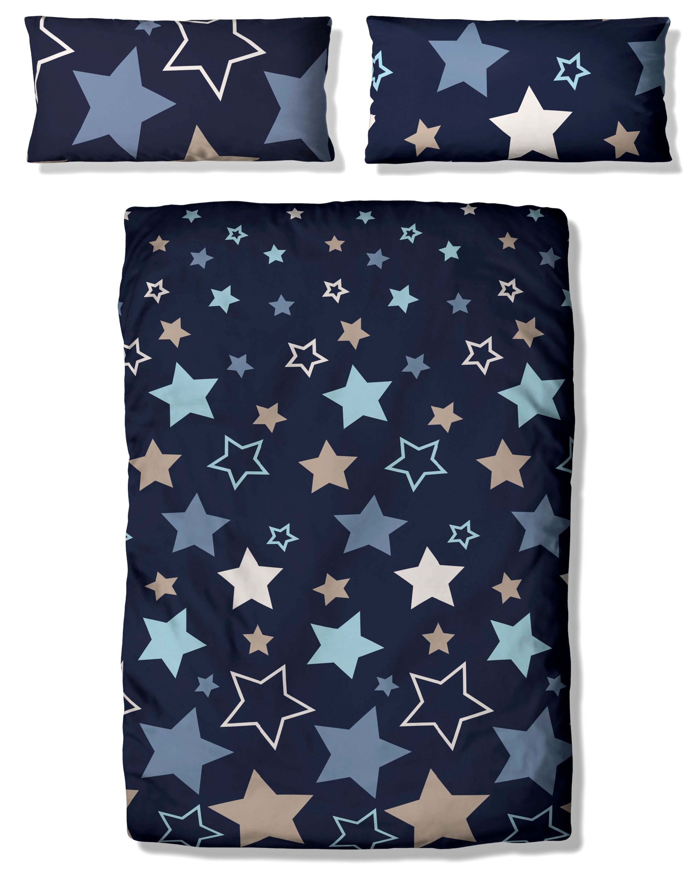 my home Bettwäsche »Dreamer in Gr. 135x200 oder 155x220 cm, ideal für Weihnachten«, Fleece kuschelig warm im Winter, Weihnachtsbettwäsche, Winter