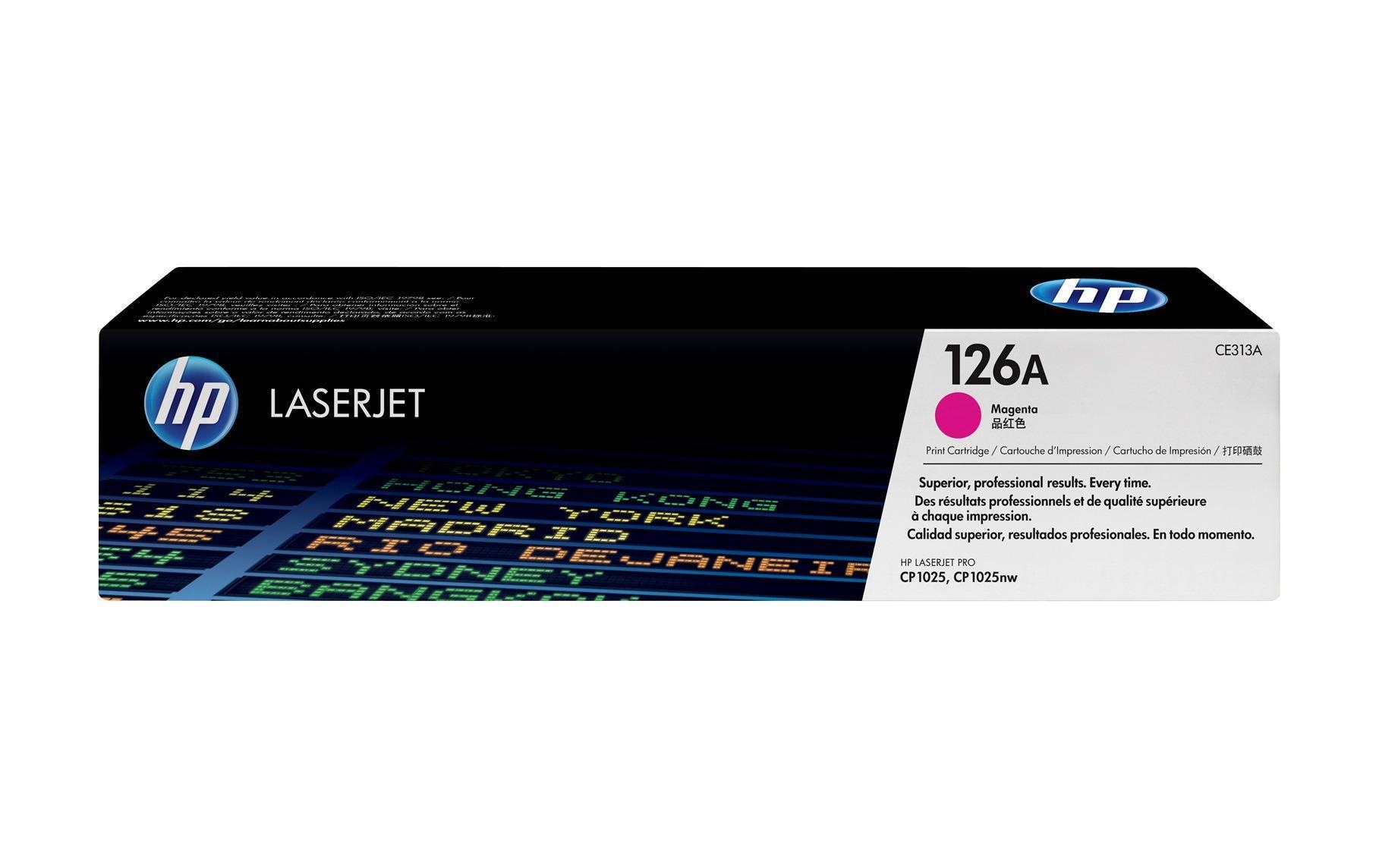 Image of HP Tonerpatrone "Nr. 126A (CE313A) Magenta"